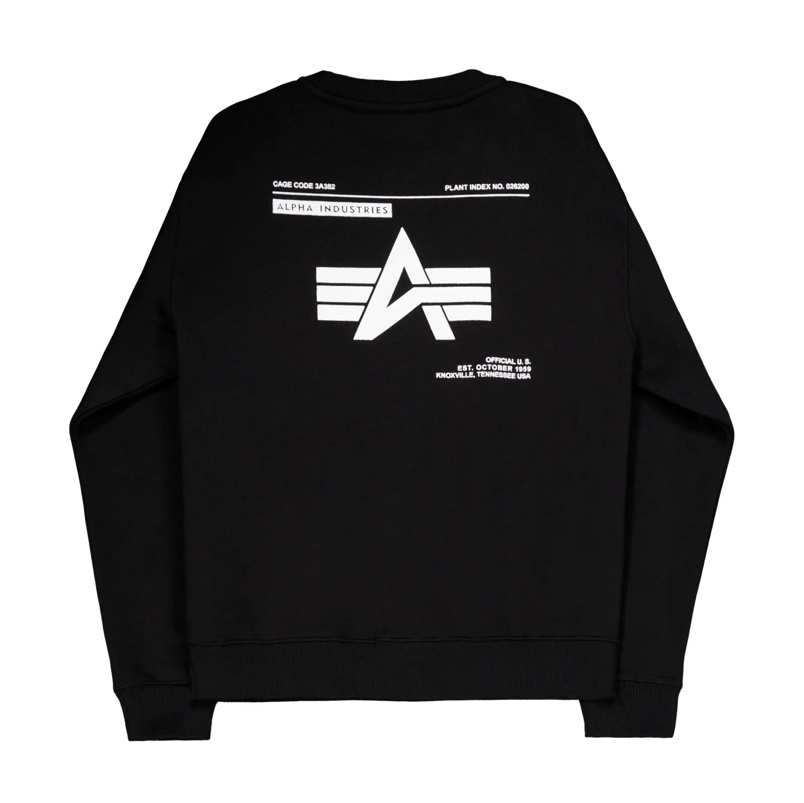 Alpha Label Back Print Sweat