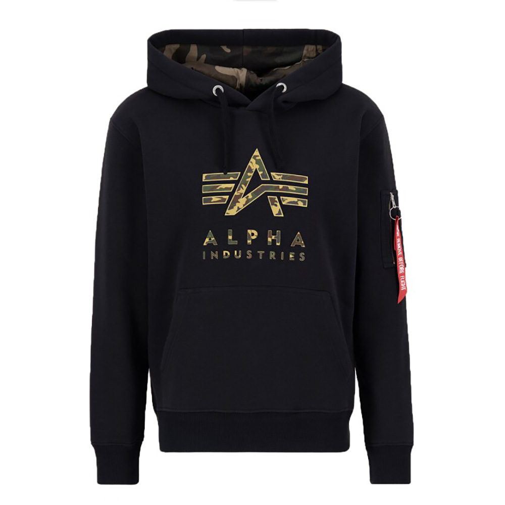 Alpha Industries Logo Zip Hoodie