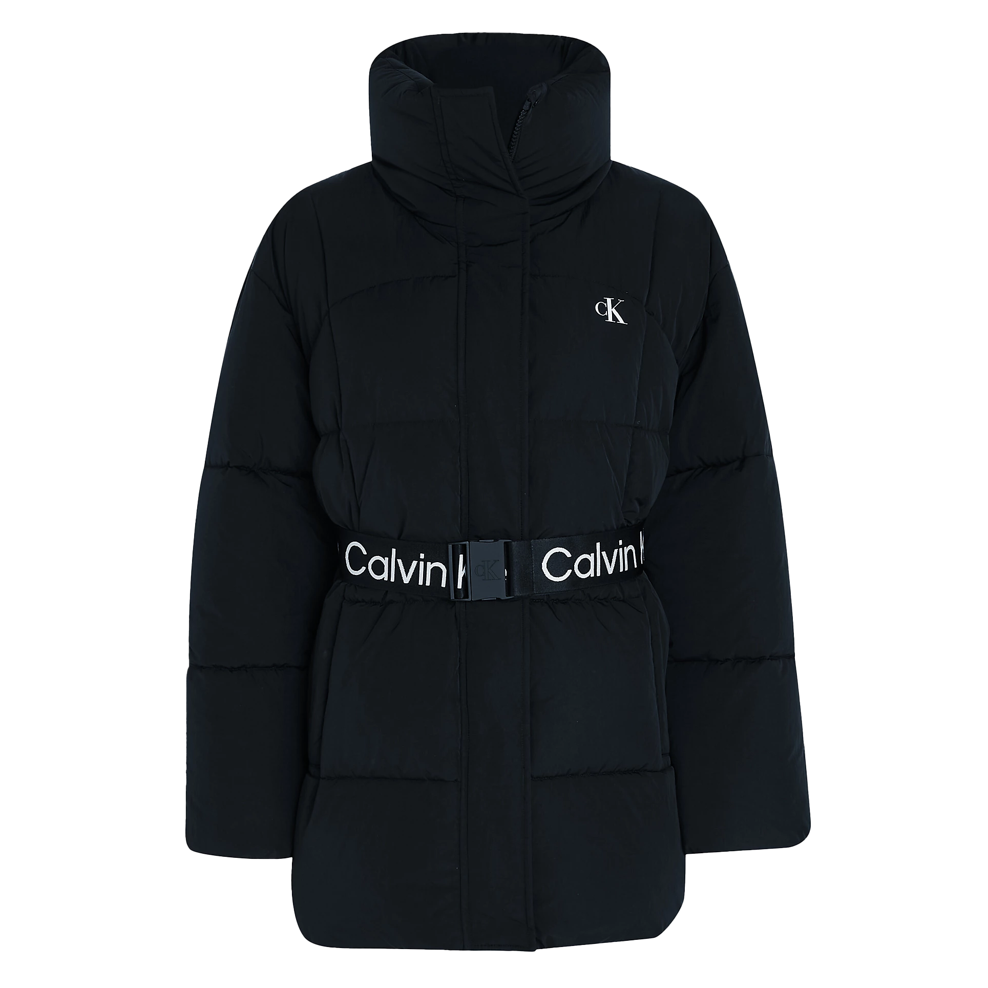 Calvin Klein Belted Long Puffer
