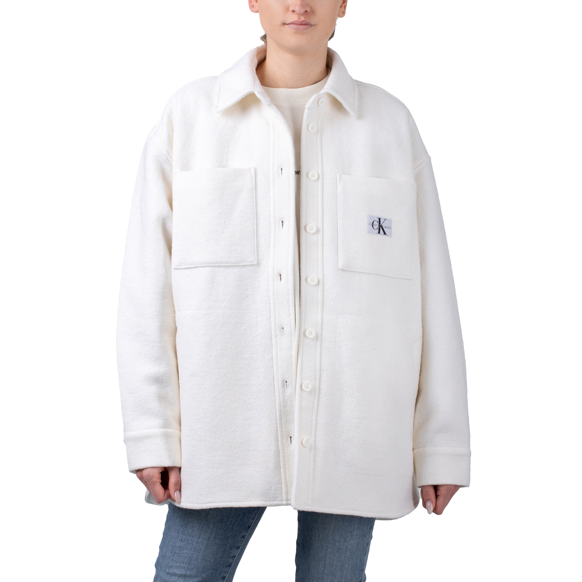 Calvin Klein Boucle Textured Overshirt