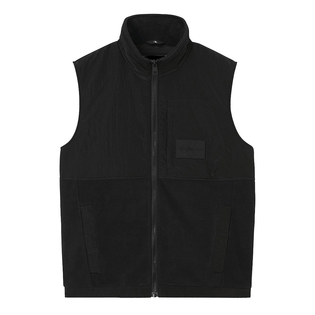 Calvin Klein Fleece Mixed Fabric Vest