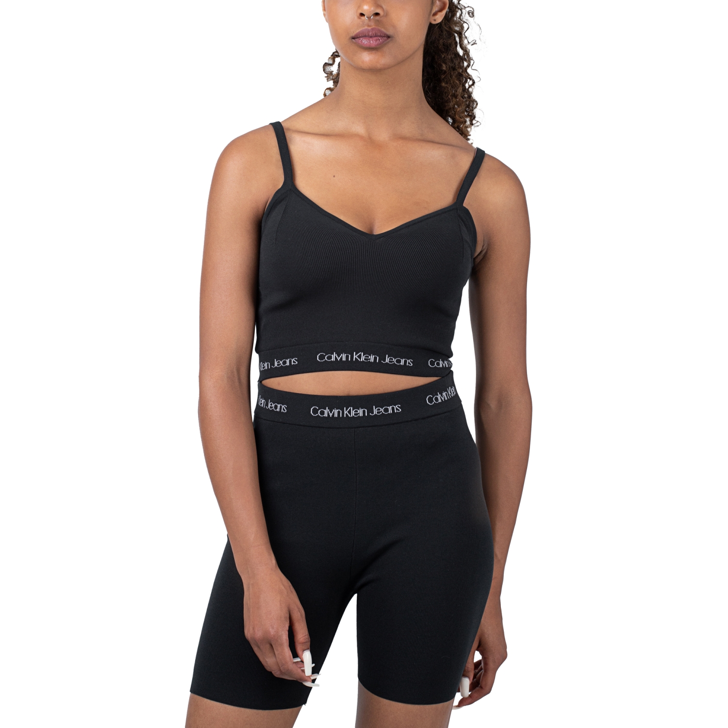 Calvin Klein Logo Intarsia Knitted Tanktop