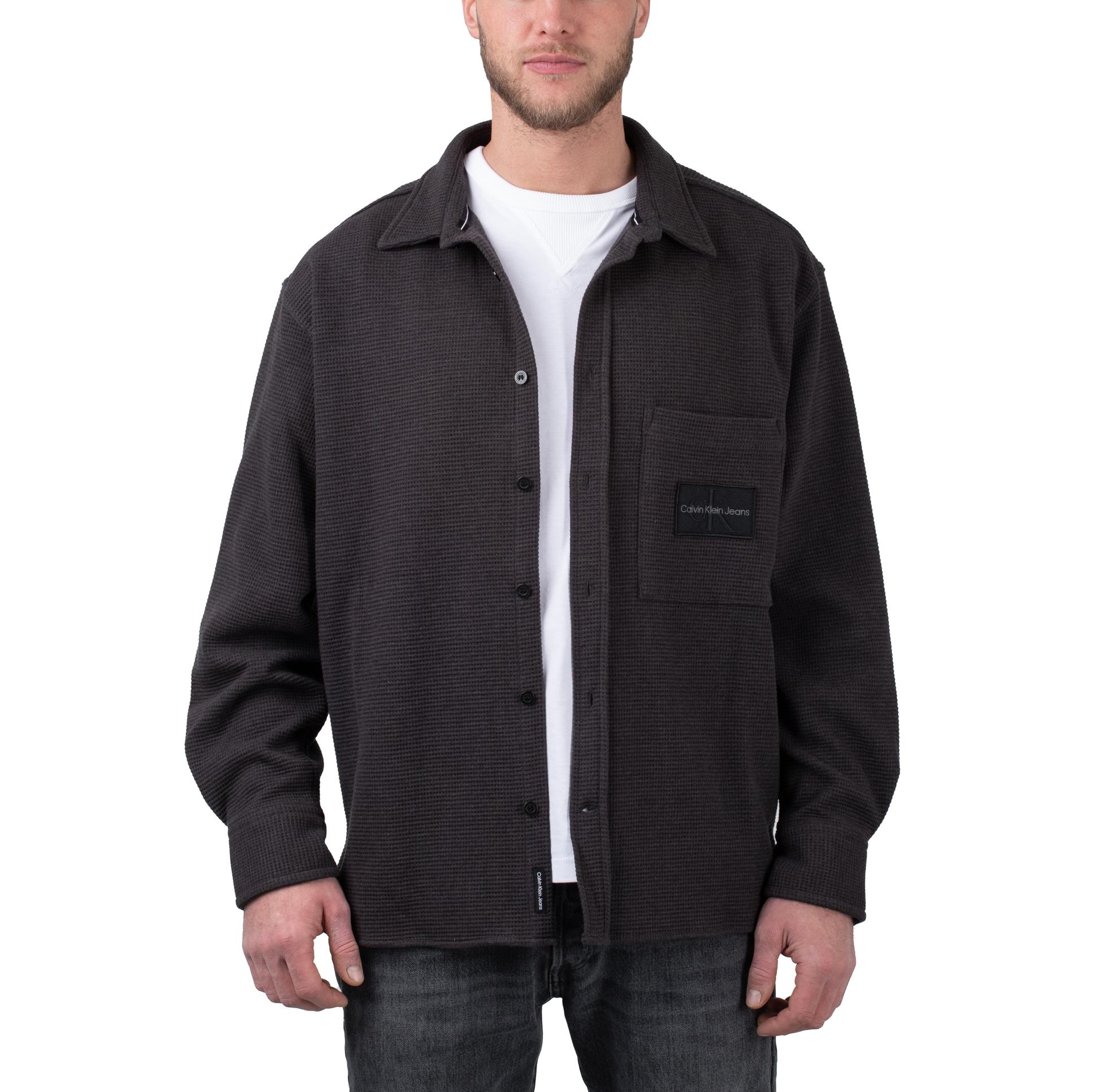 Calvin Klein Monologo Badge Knitted Overshirt