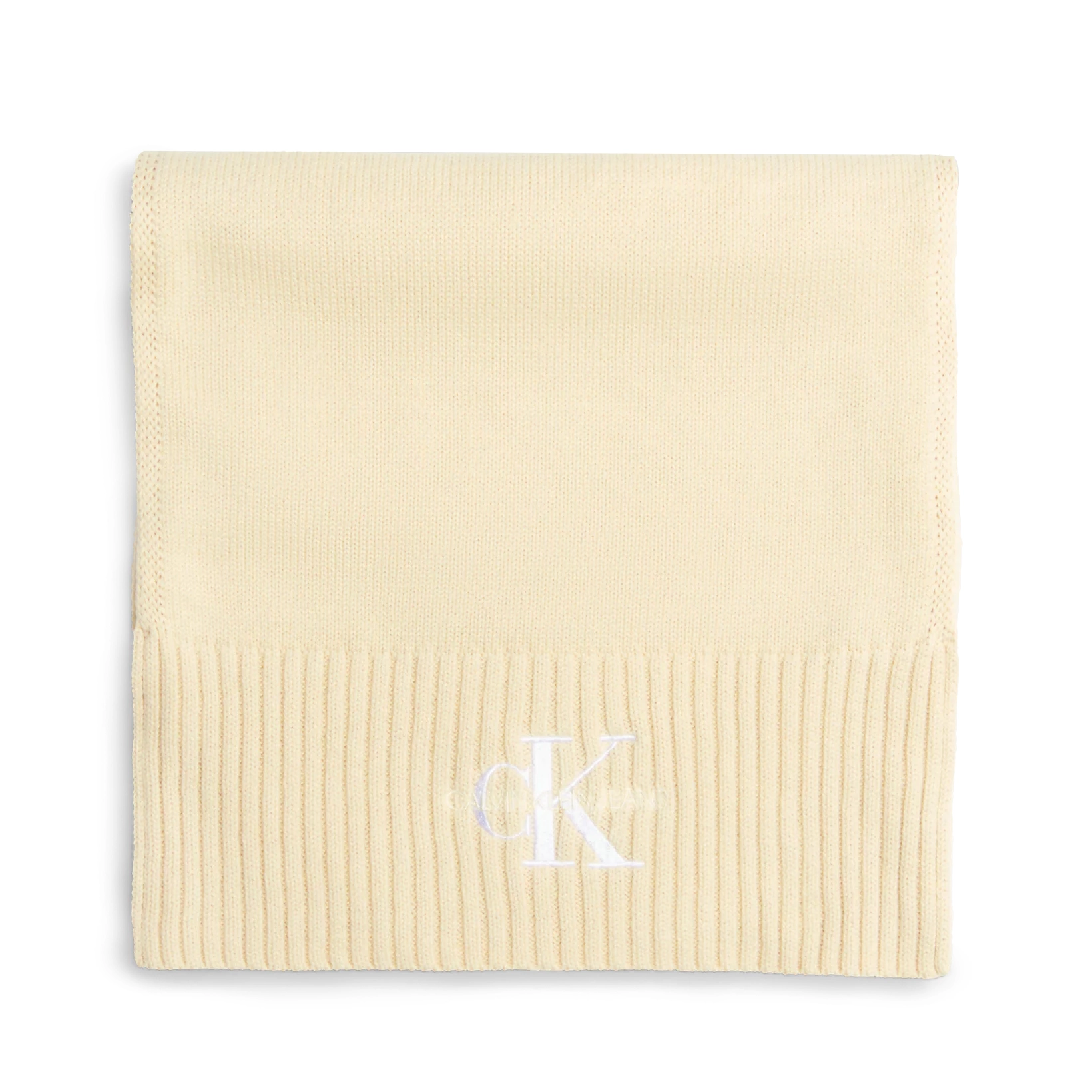 Calvin Klein Monologo Embro Knit Scarf