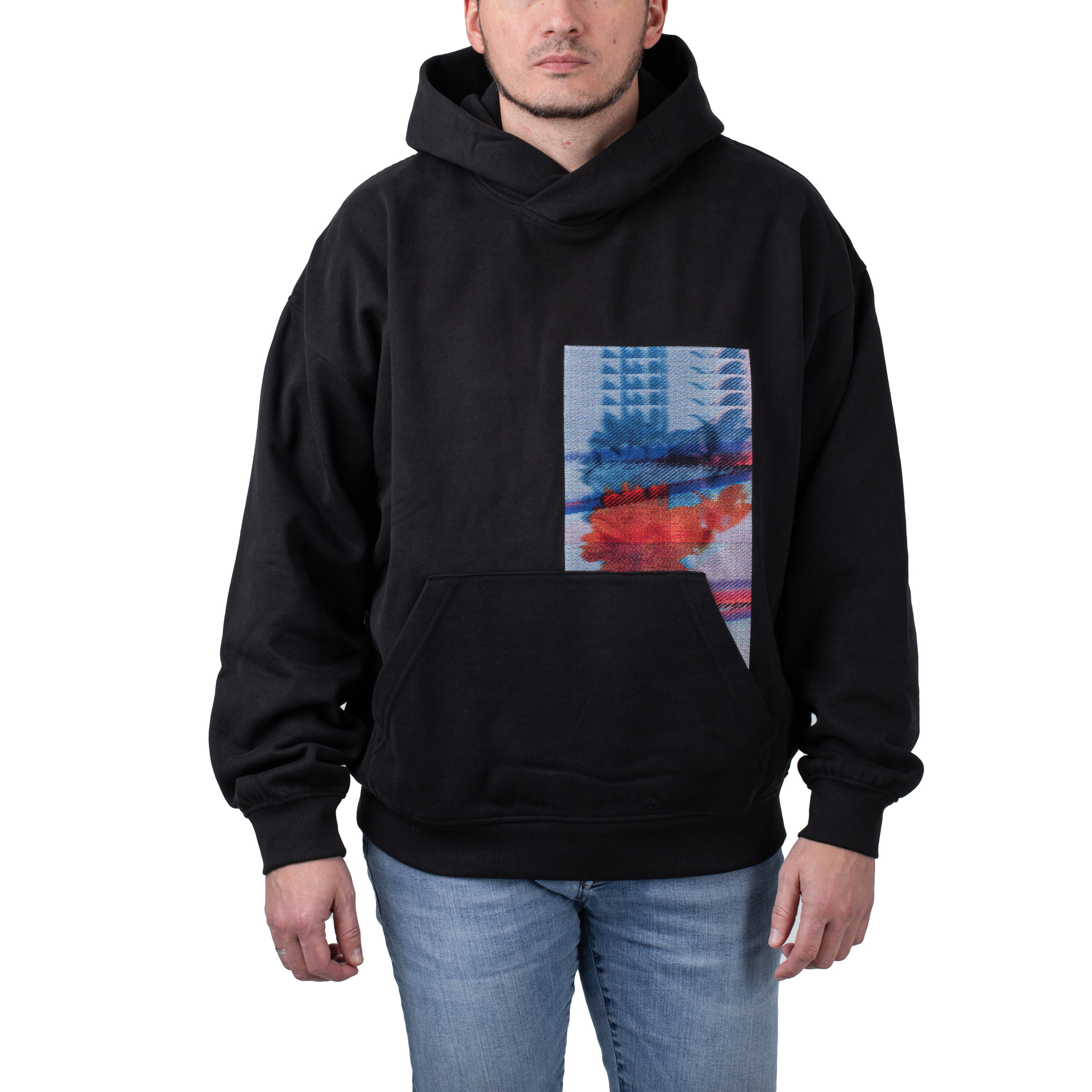 Calvin Klein Motion Floral Graphic Hoodie