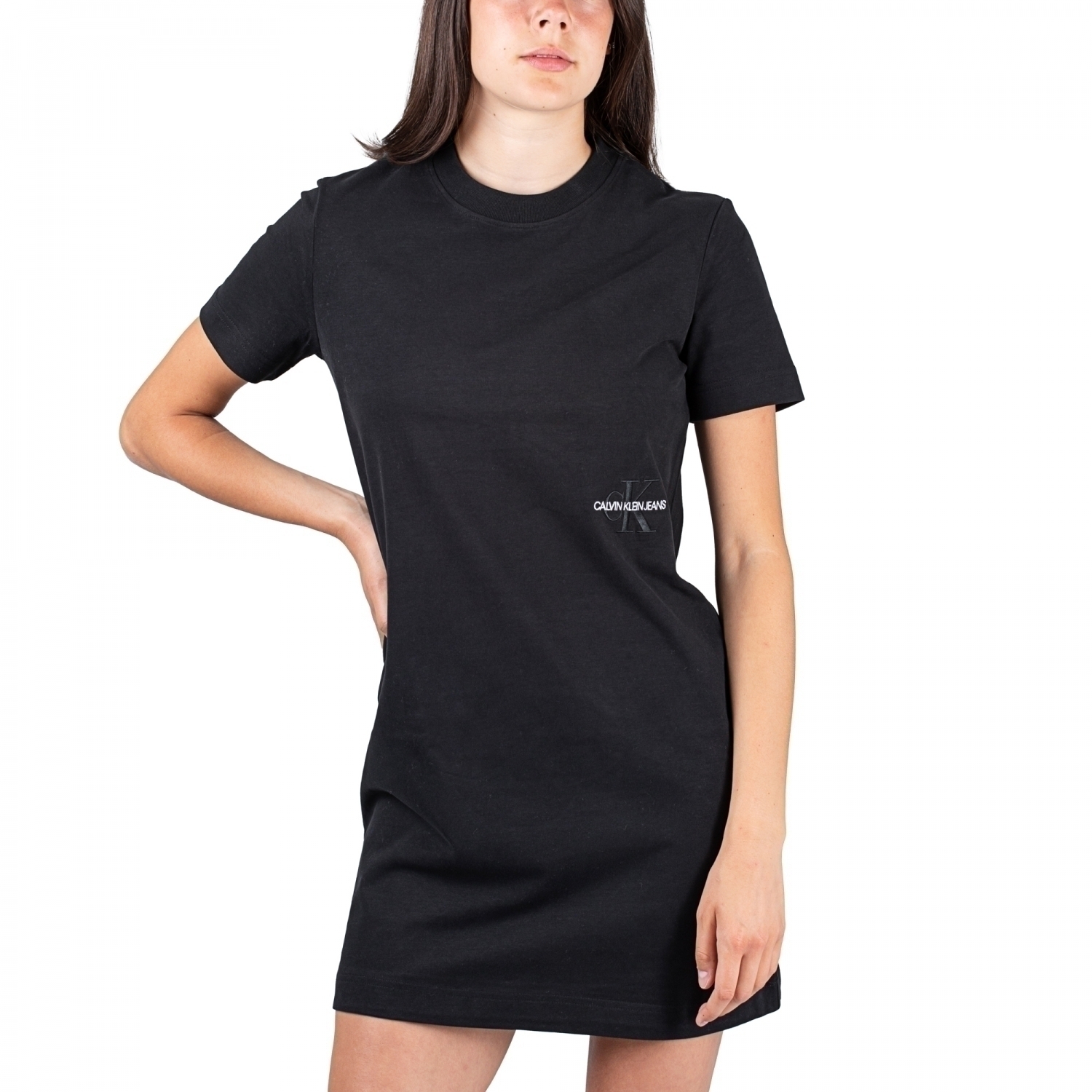 Calvin Klein Offplaced Monogram T-Shirt Dress