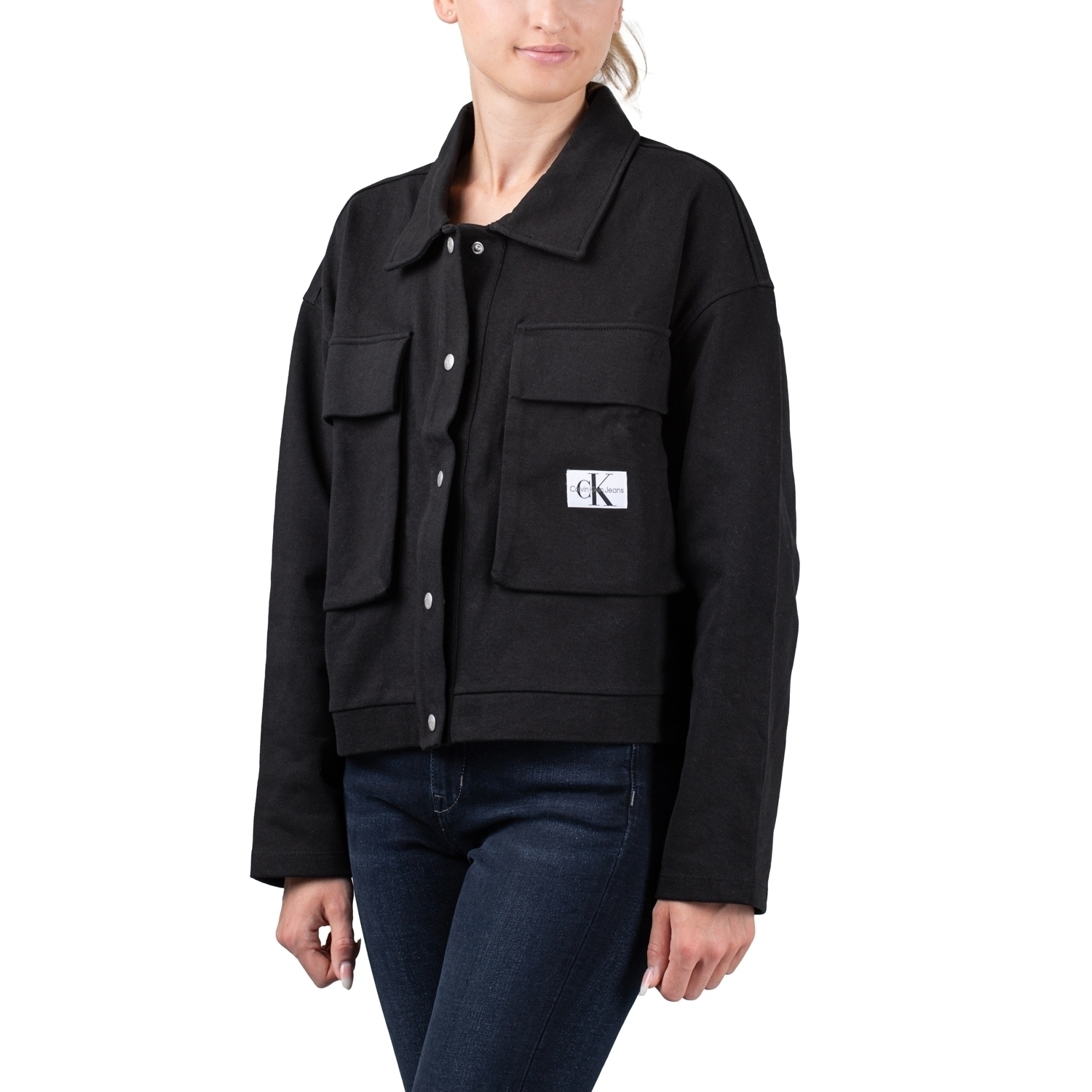 Calvin Klein Recycled Cotton Shirt Jacket