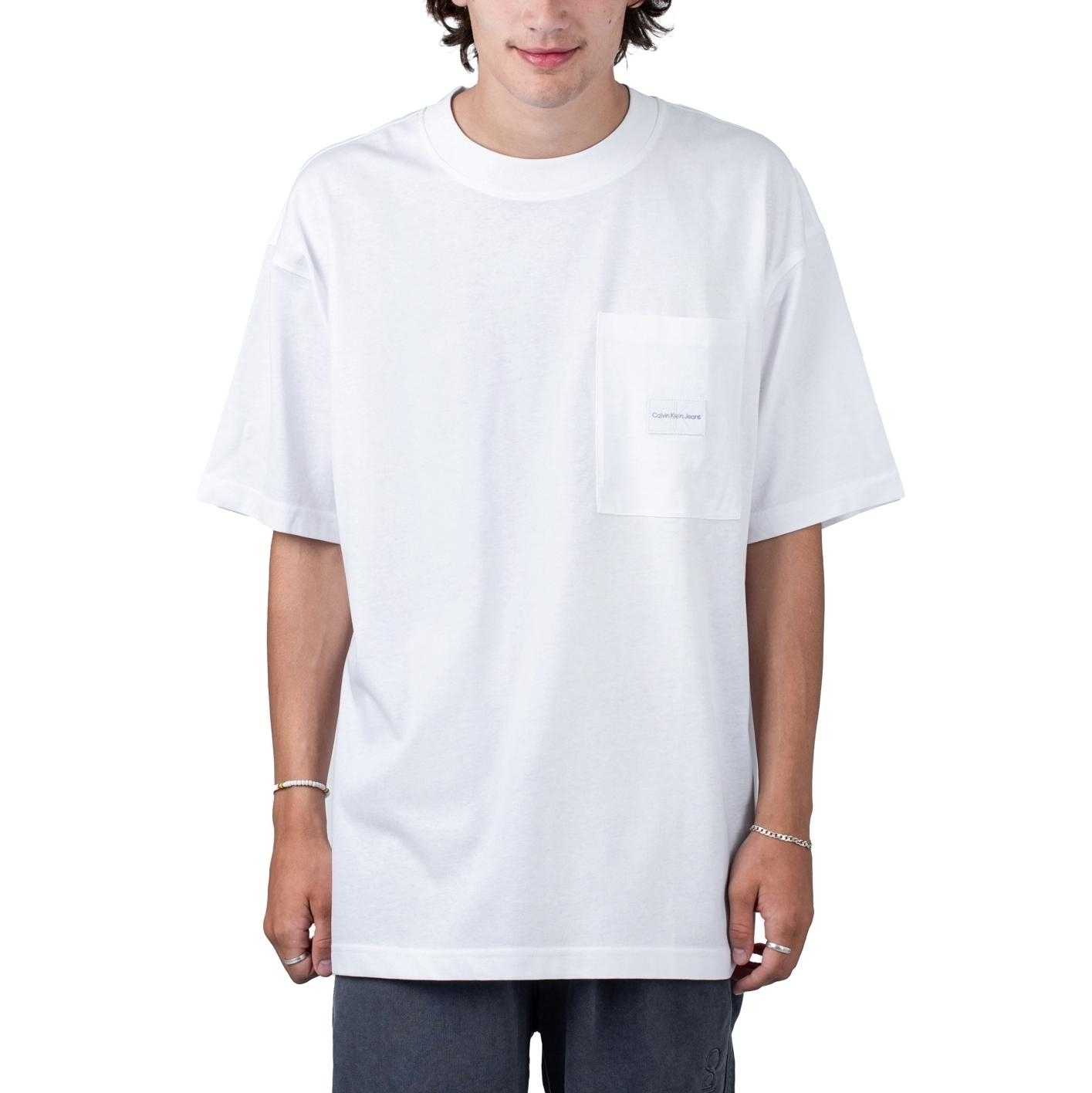 Calvin Klein Shrunken Badge Pocket Tee