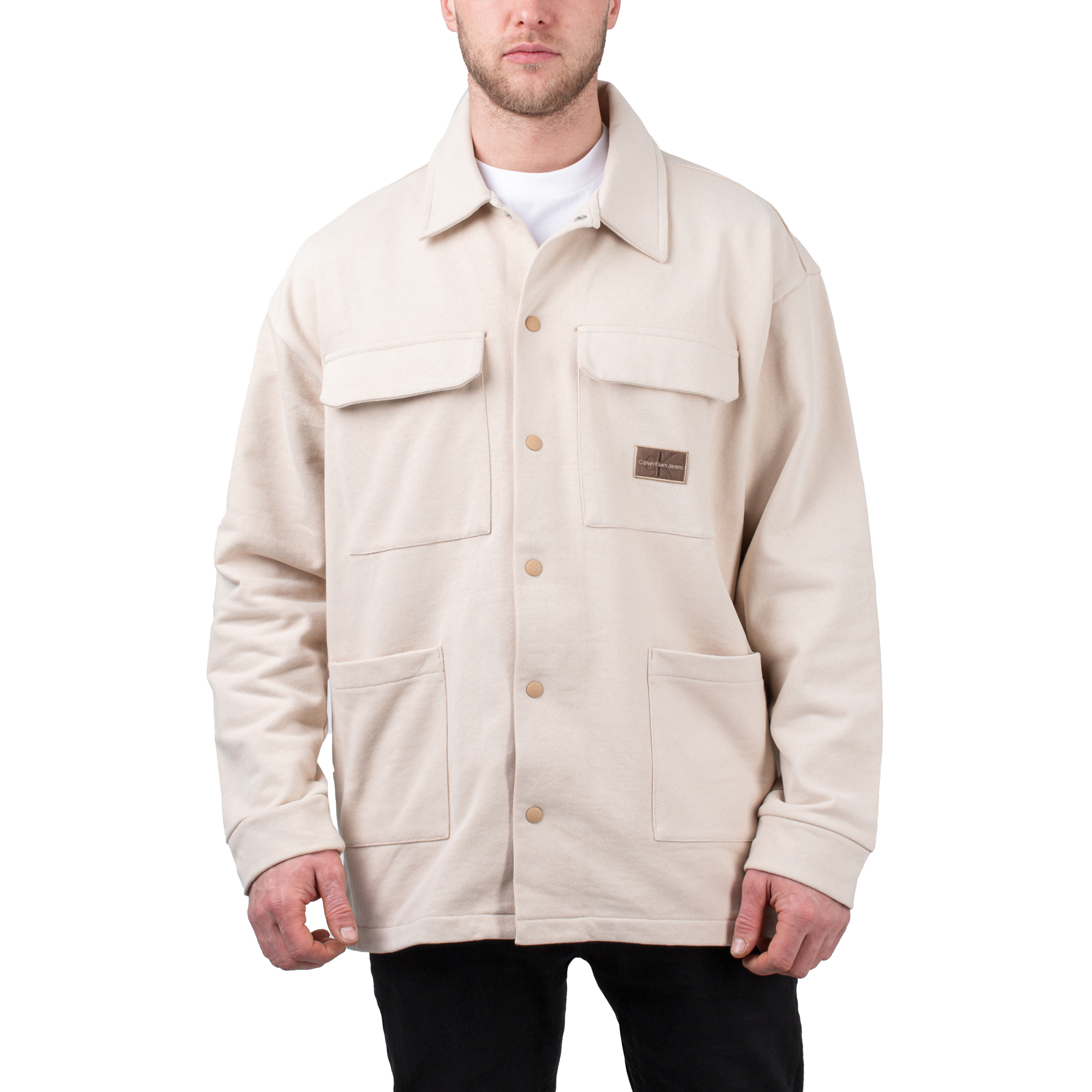 Calvin Klein Shrunken Badge Utility Jacket