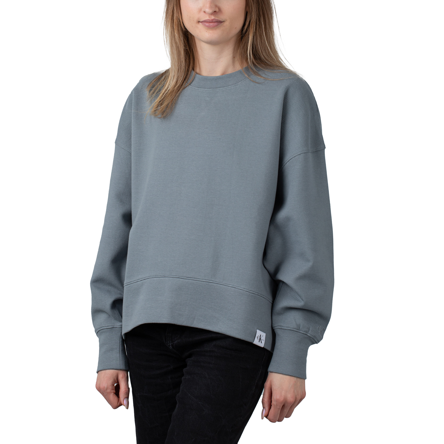 Calvin Klein Tab Ottoman Crewneck Sweater