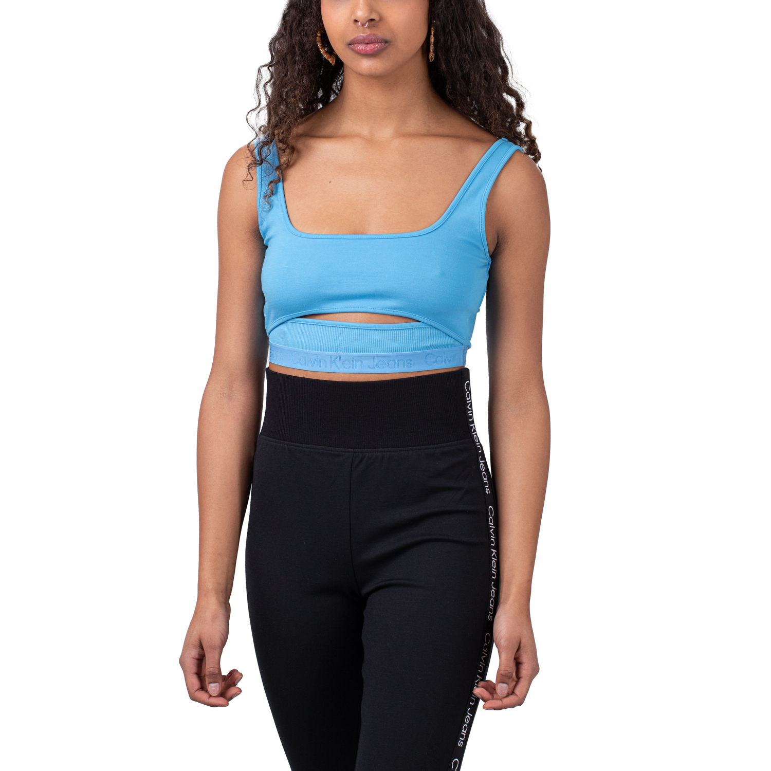 Calvin Klein Tape Strappy Milano Top