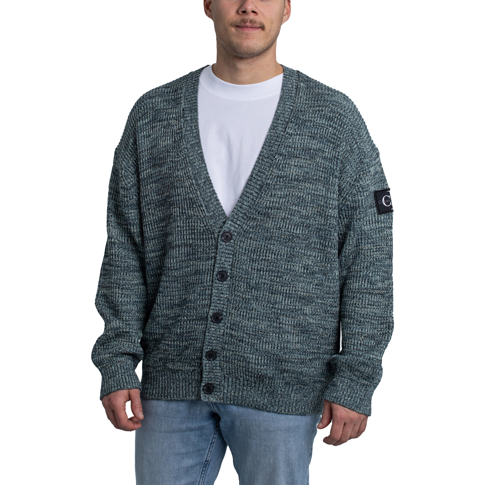 Calvin Klein Twisted Yarn Cardigan