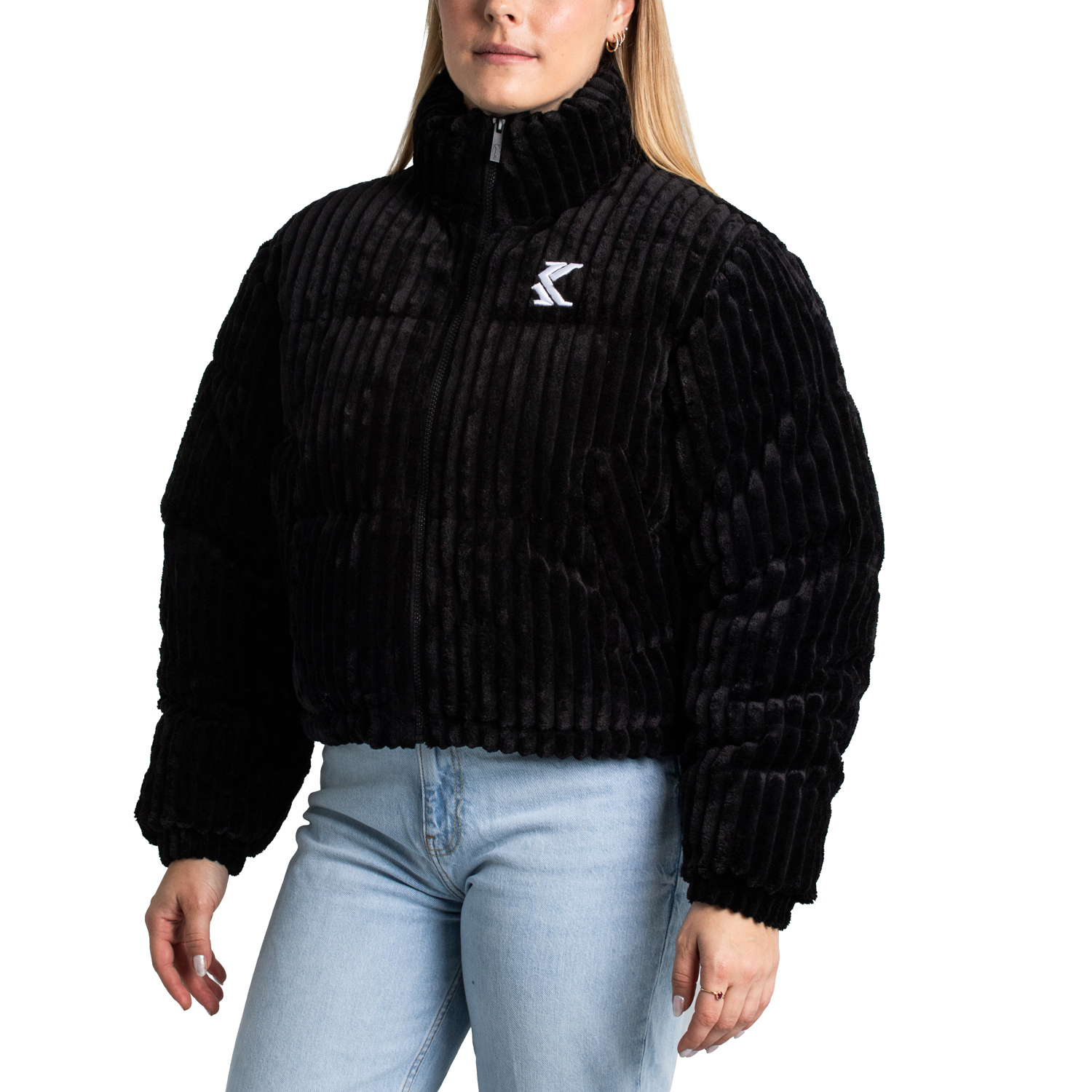 Karl Kani OG Fuzzy Corduroy Short Puffer Jacket