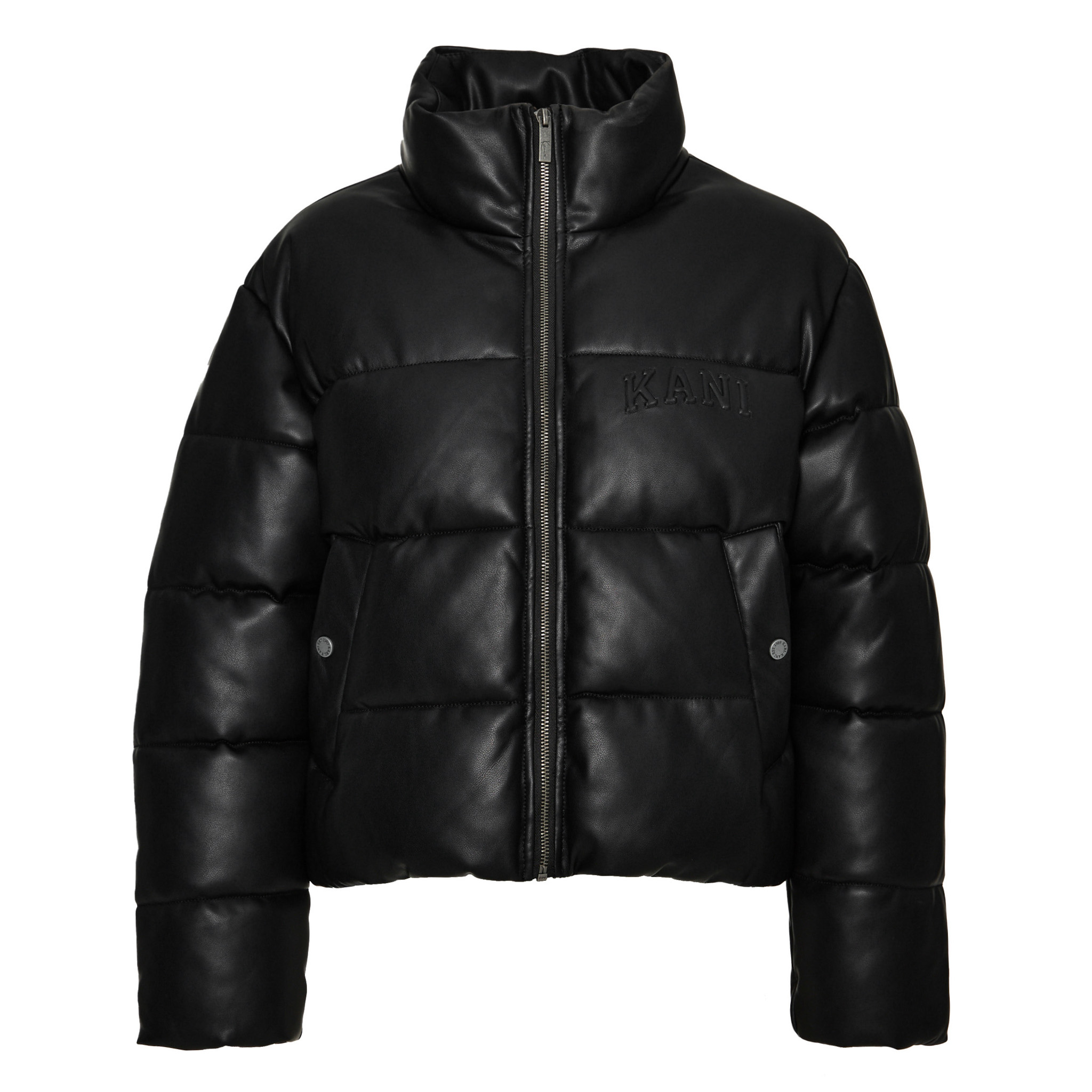 Karl Kani Serif Crop PU Puffer Jacket