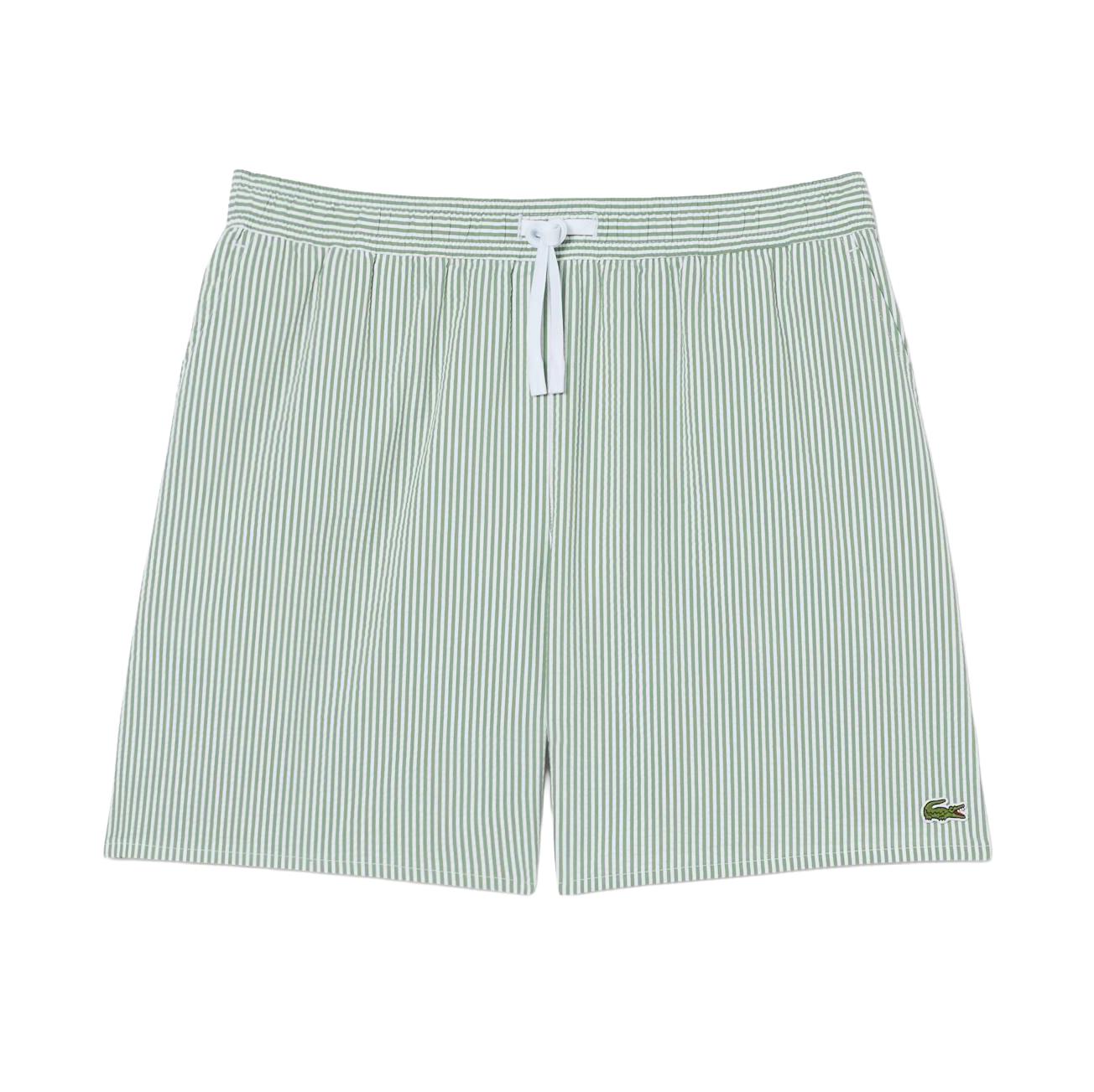 Lacoste Mid Length Swim Trunks