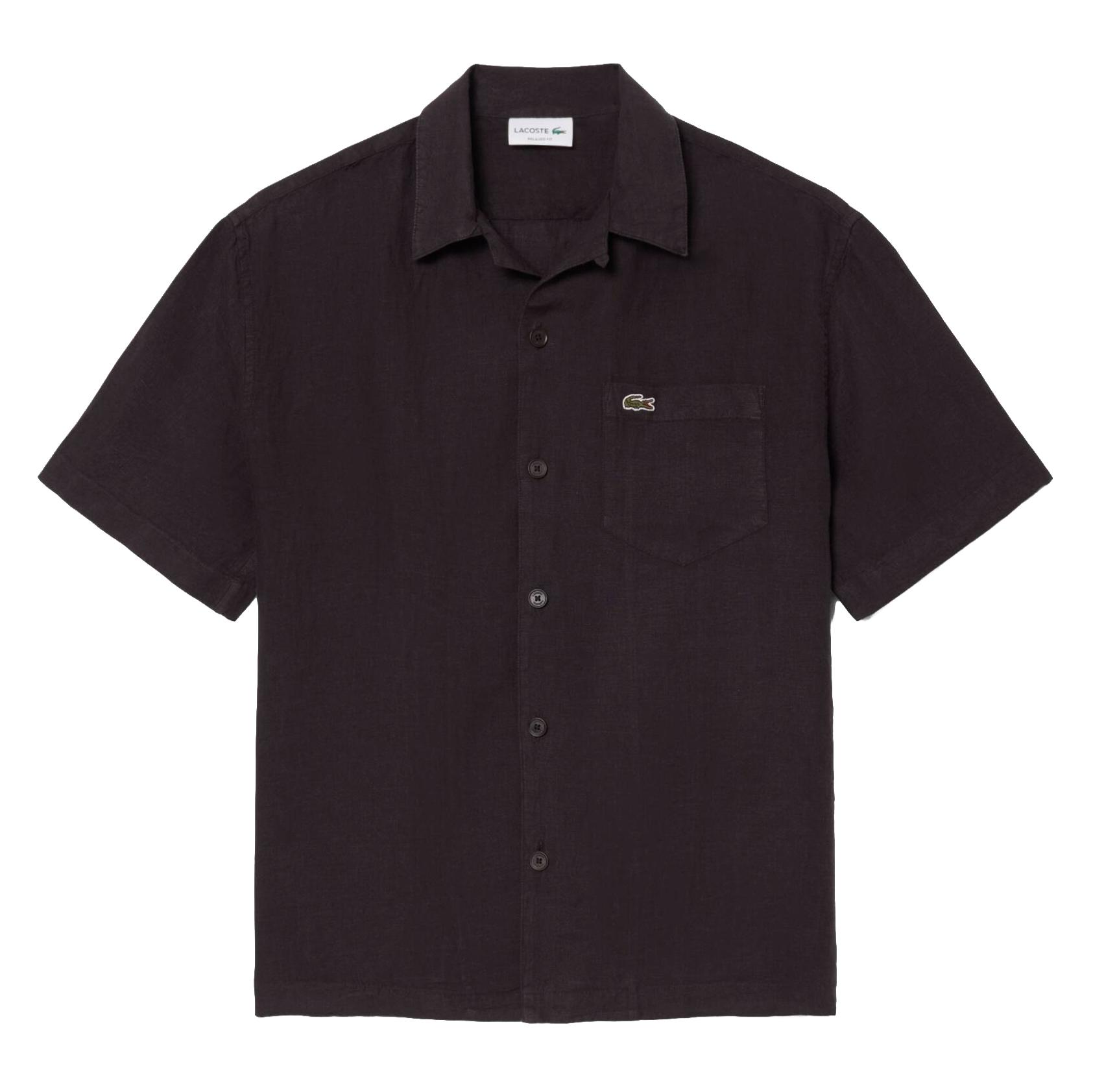 Lacoste Relaxed Fit Linen Shirt