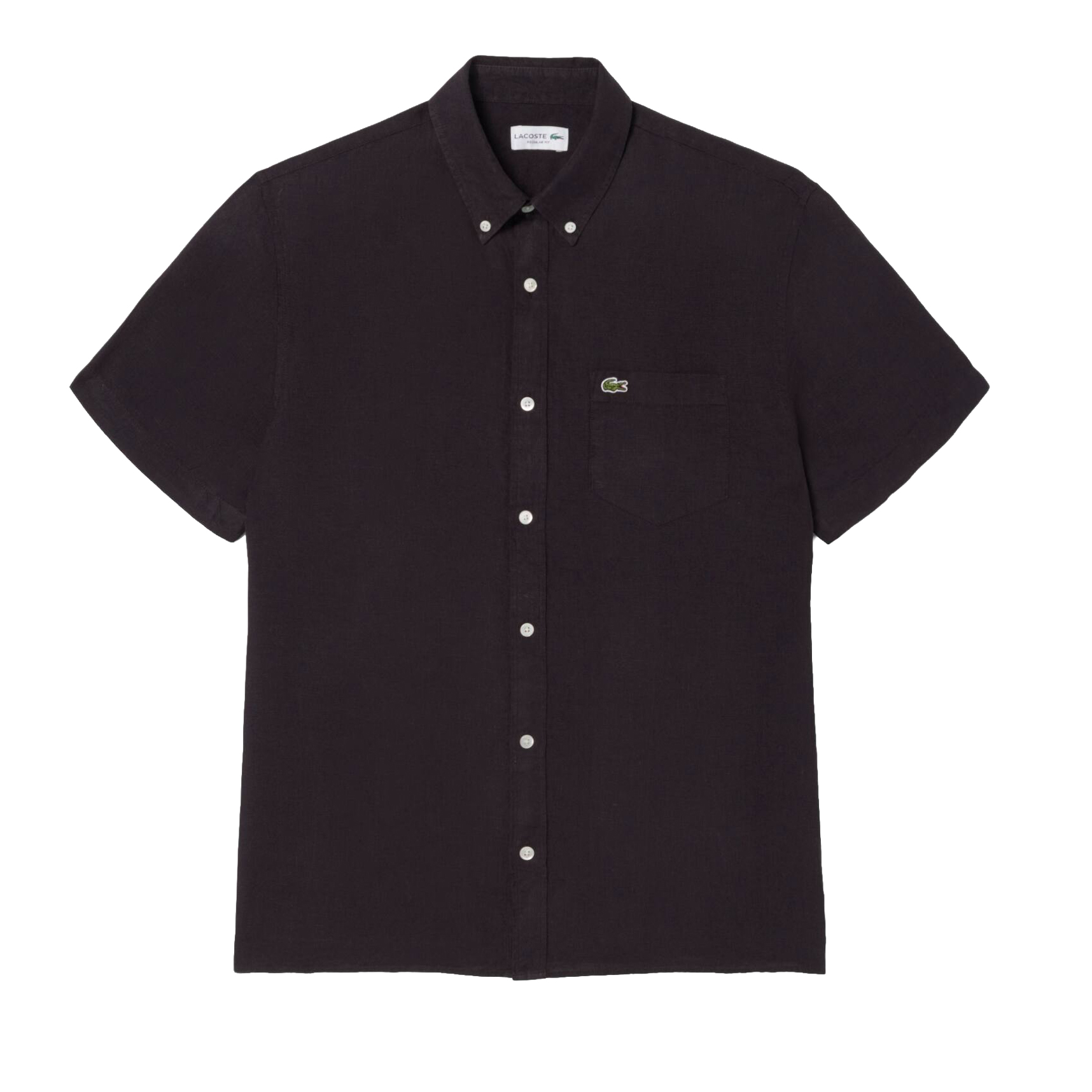 Lacoste Short Sleeve Linen Shirt