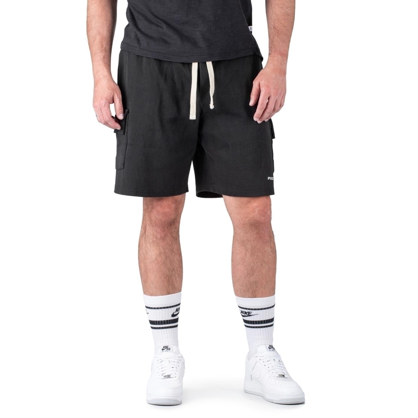 Pegador Ribbed Heavy Sweat Cargo Shorts