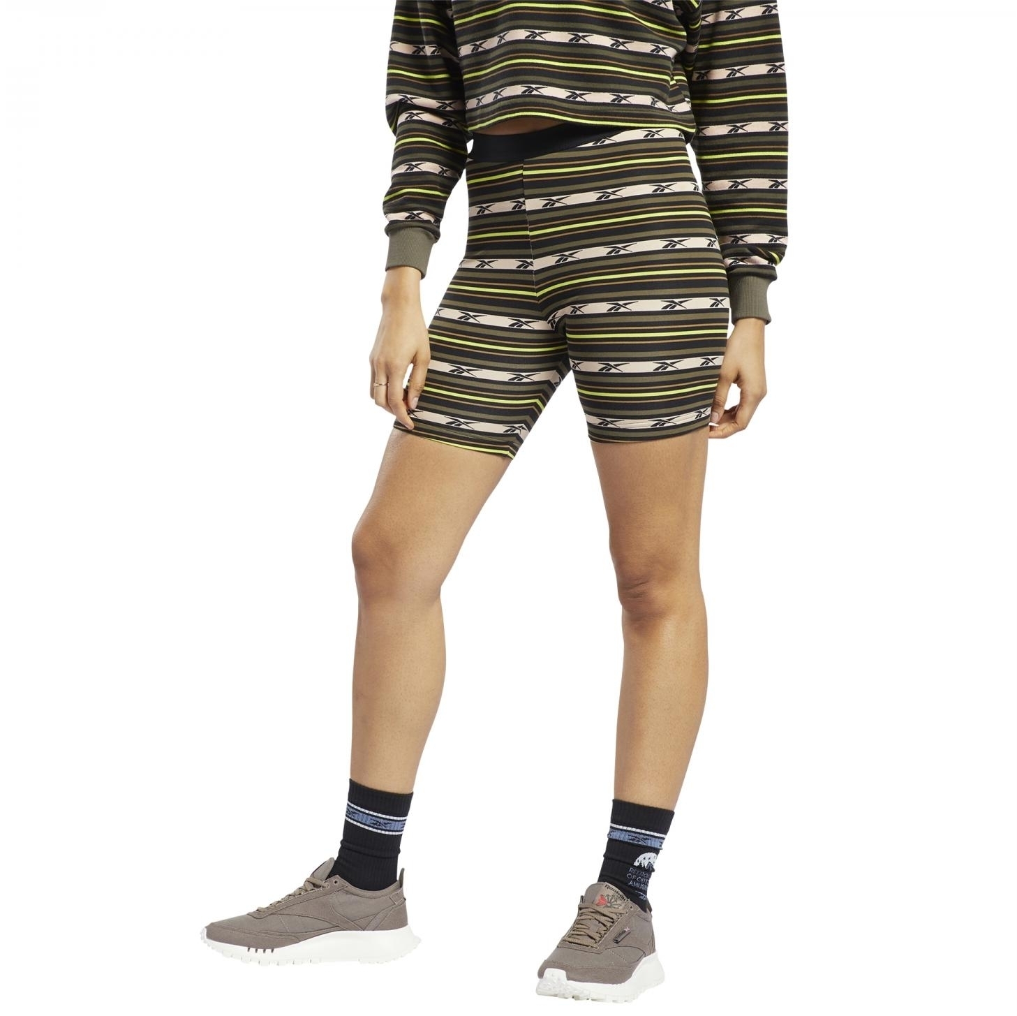 Reebok Classics Printed Leggings Shorts