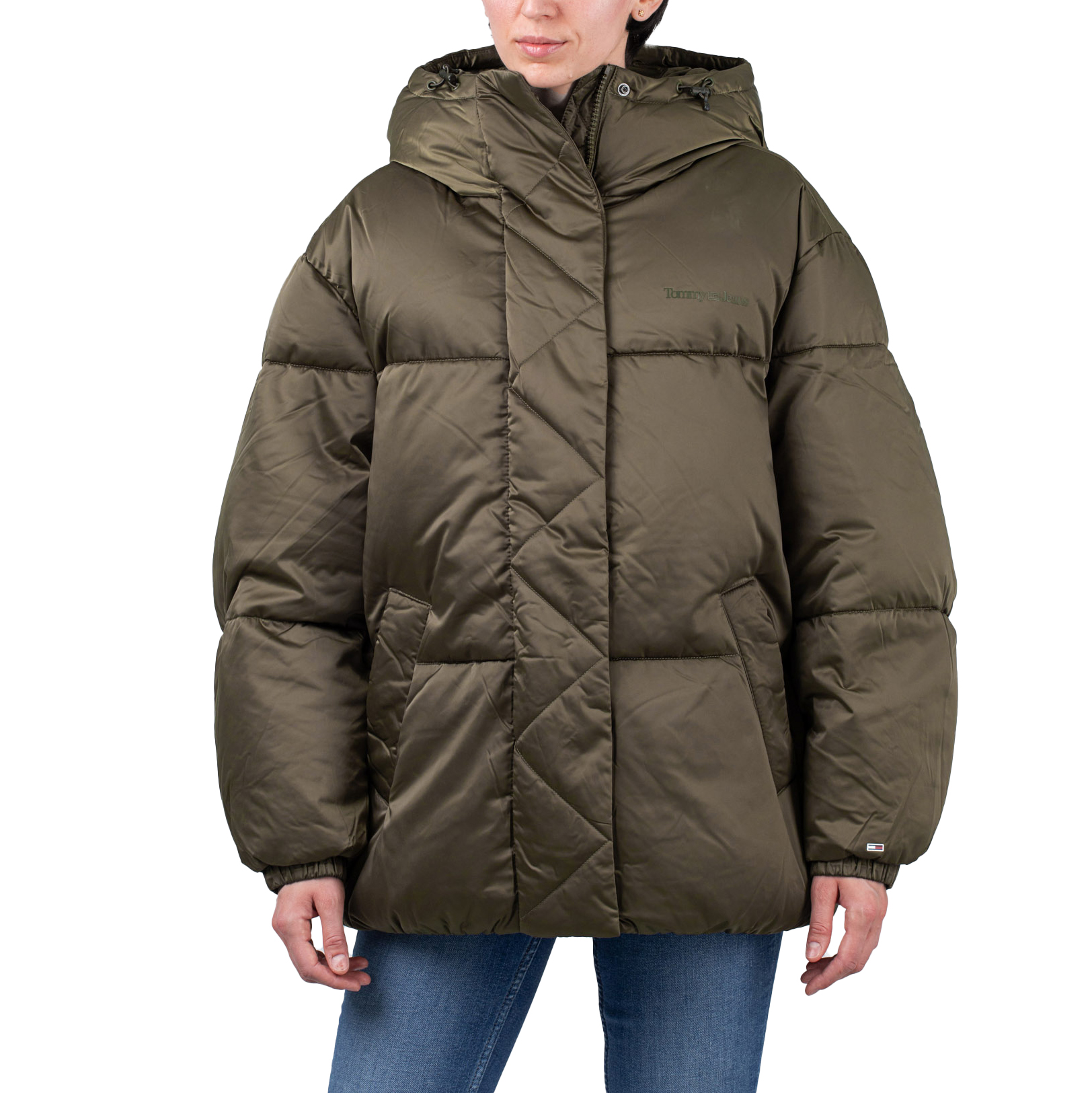 Tommy Jeans Oversized Satin Puffer
