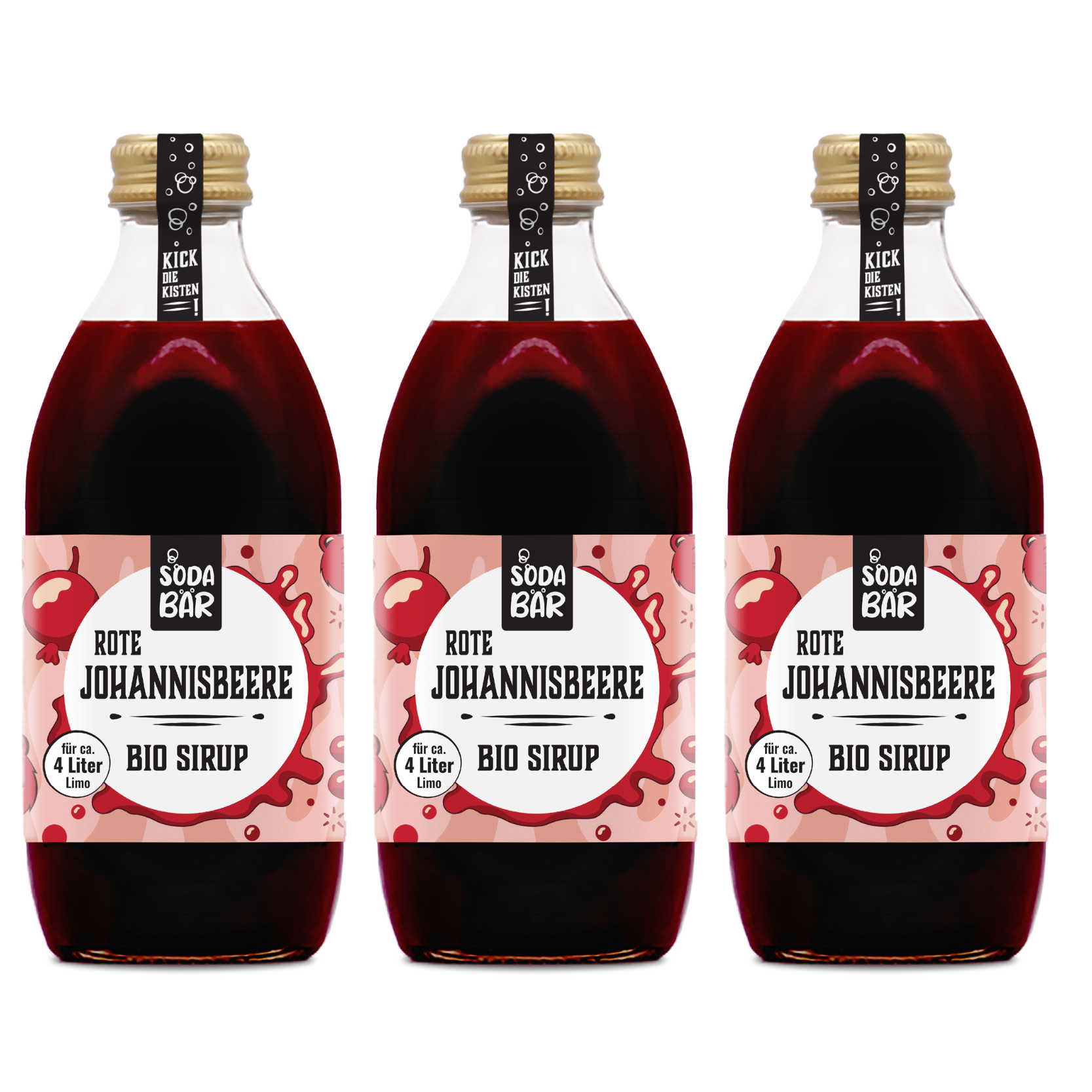 BIO Johannisbeere Sirup-3er Set