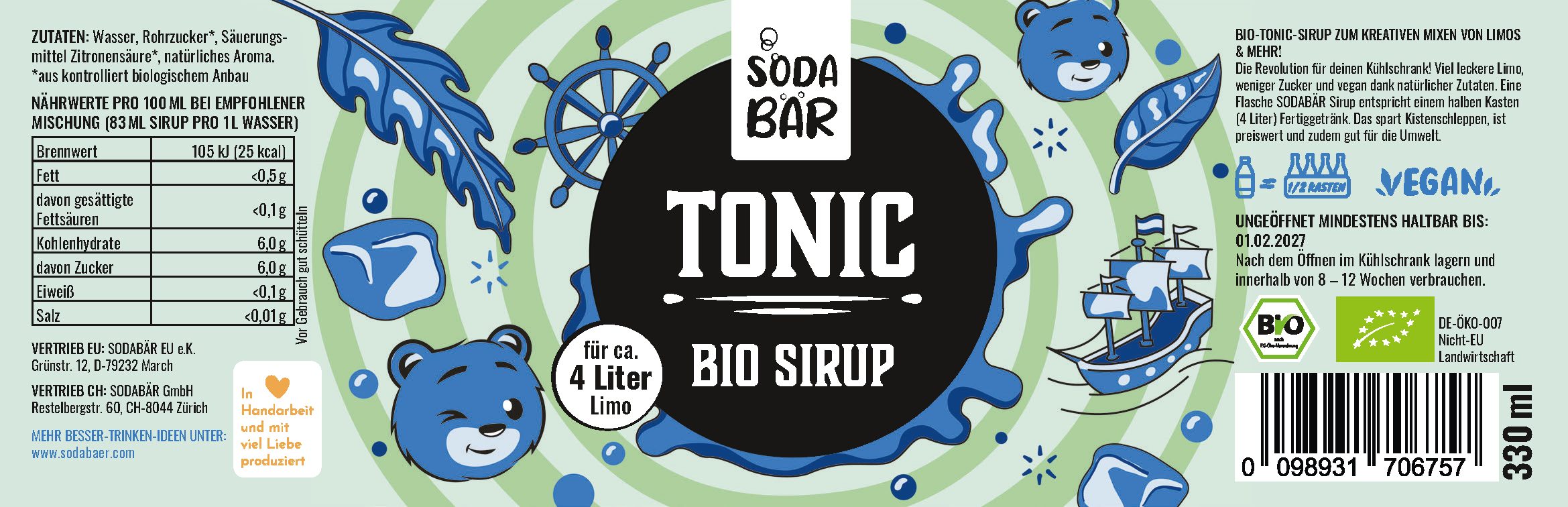 BIO Tonic Sirup 3er Set