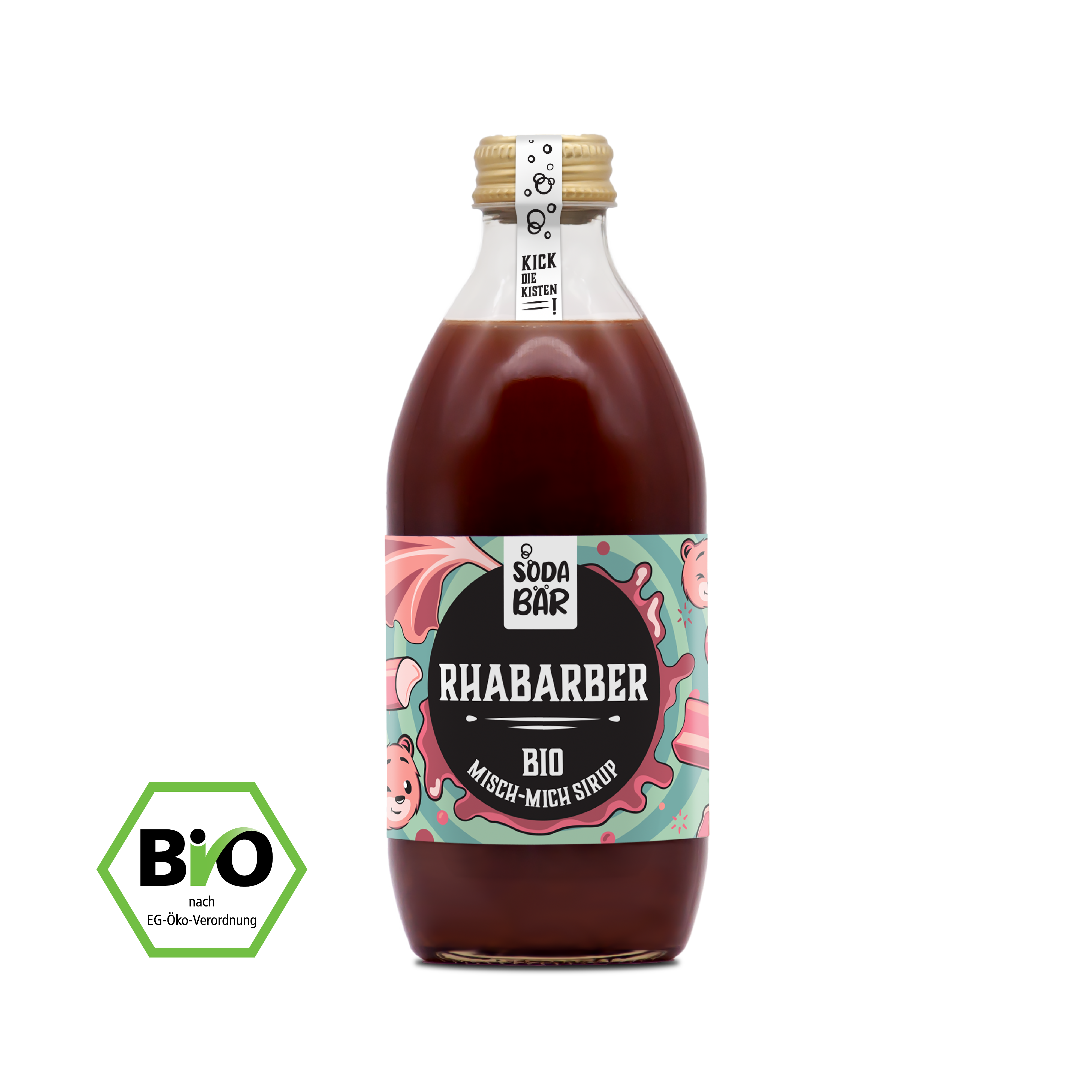 BIO Natural Rhabarber-Sirup 6er Pack