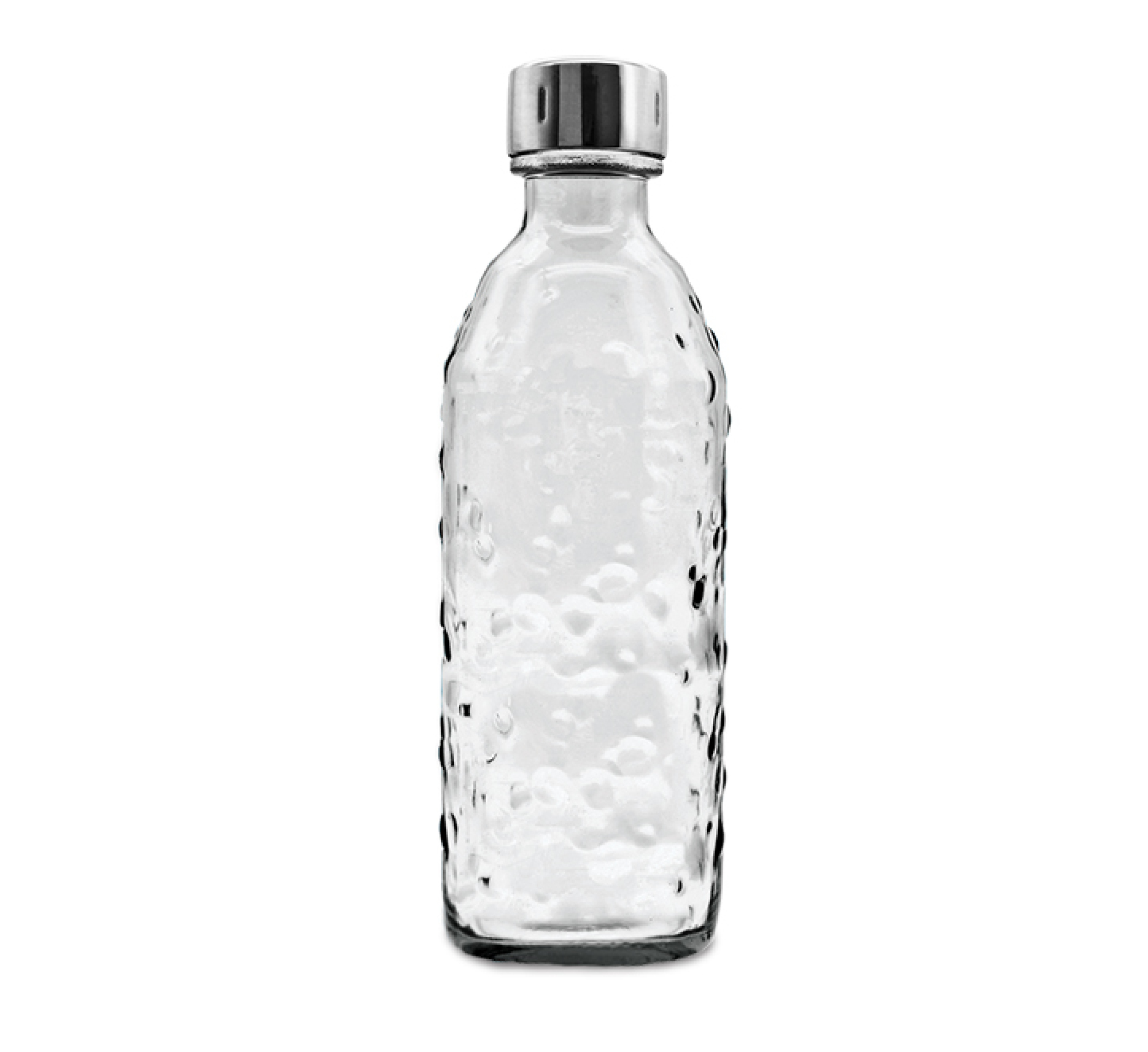 Glasflasche Drehverschluss für Wassersprudler (SodaStream*,Aarke*,uvm.) 0,75 l mit TWIN SECURE