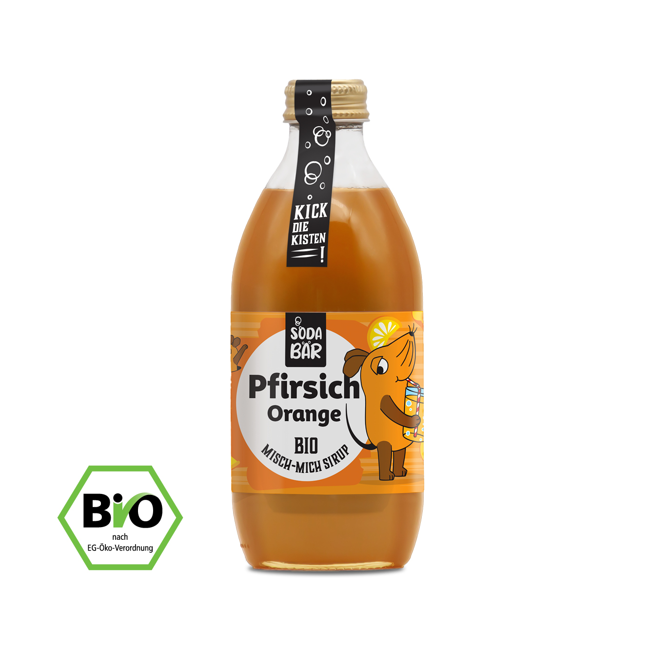 BIO Maus-Sirup Pfirsich-Orange 6er Pack