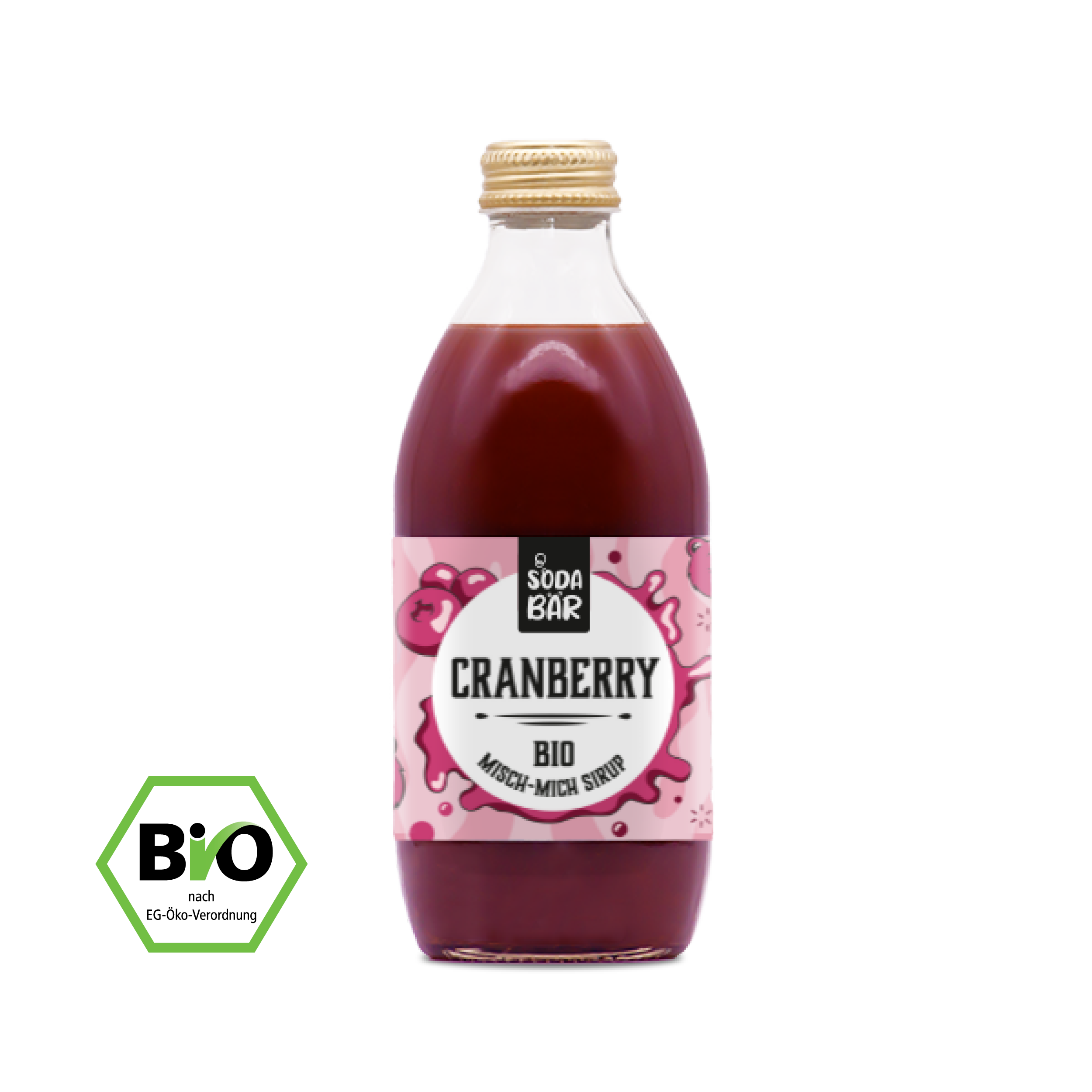 BIO Cranberry Sirup - Misch Mich