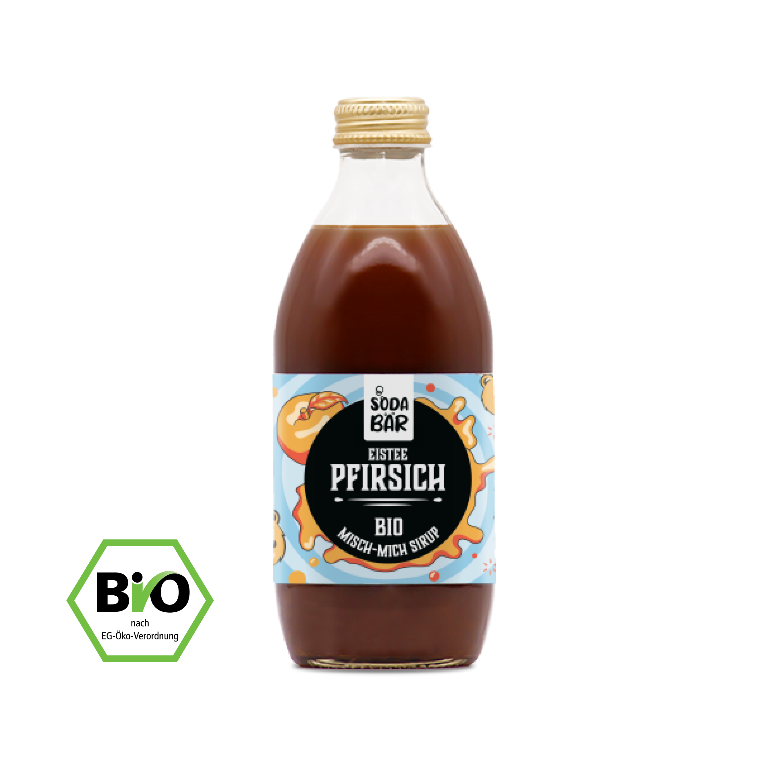 BIO Natural Eistee Pfirsich-Sirup 6er Pack