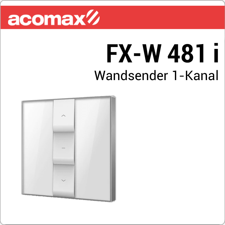 FX-W 481 i ACOMAX Funk-Wandsender 1-Kanal