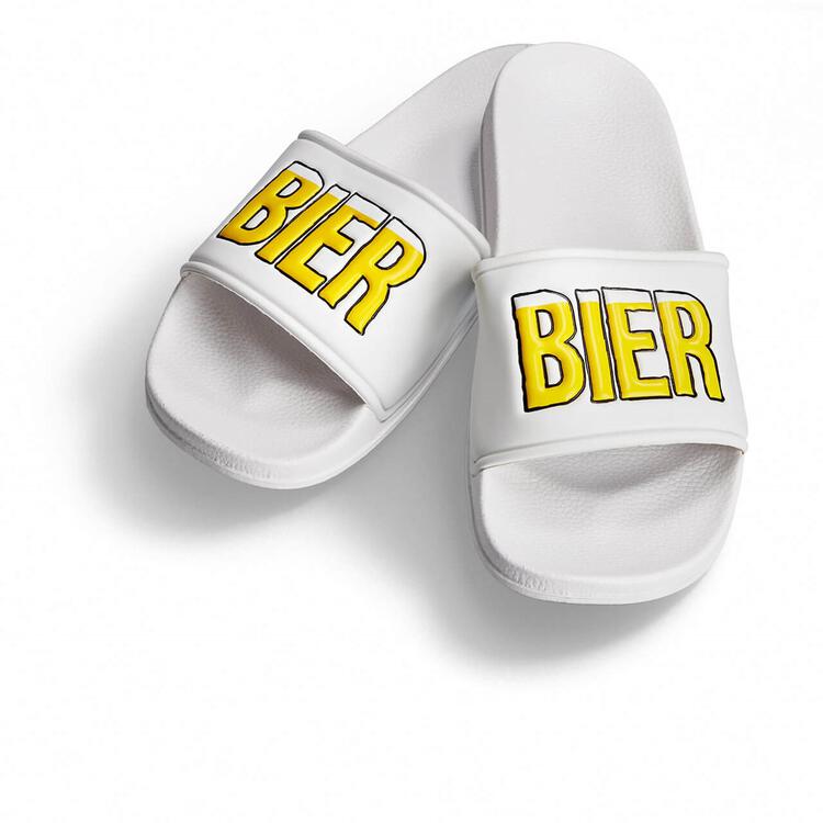 Badelatschen Model 'Bier'