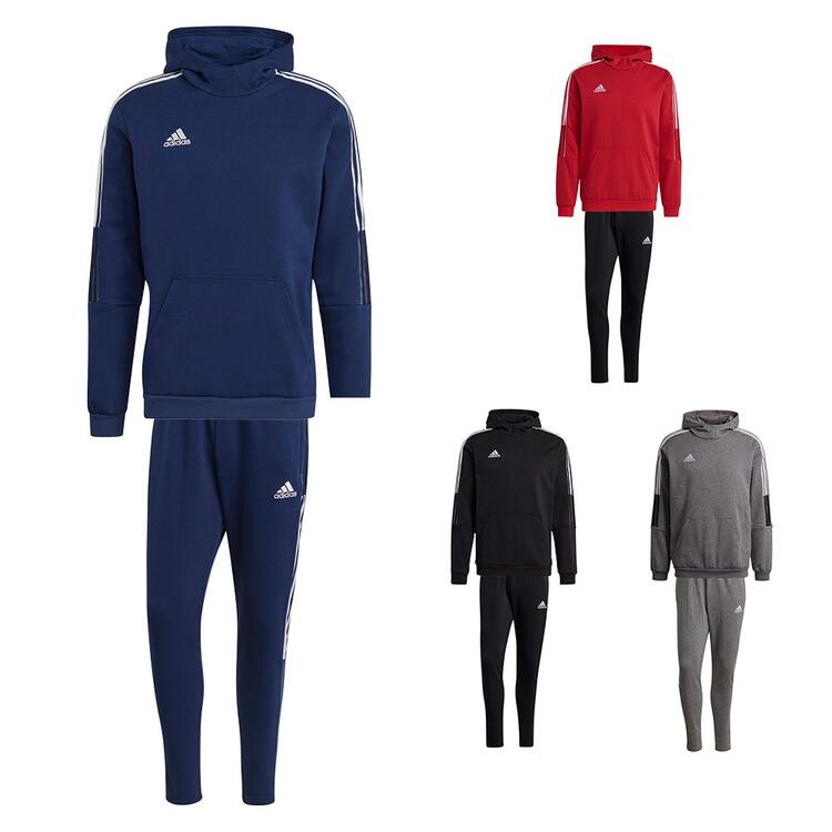 Adidas Tiro 21 Sweat Trainingsanzug Herren mit Hoody
