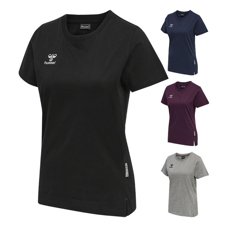hummel Move Grid Baumwoll T-Shirt Damen 214793