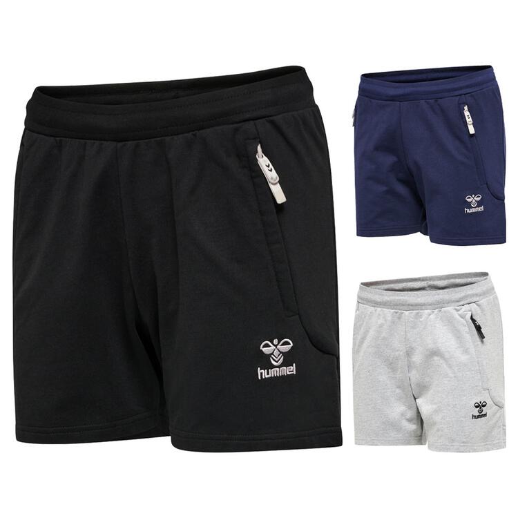 hummel Move Grid Baumwoll Shorts Damen 214797