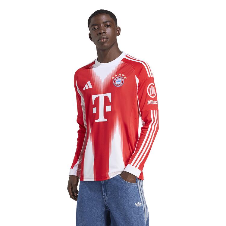 adidas FC Bayern Long Sleeve Heim Trikot 25/26