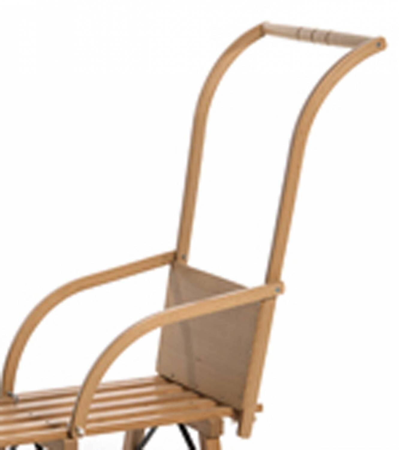 Sirch Schlitten Holzschiebelehne (buche/esche lackiert)