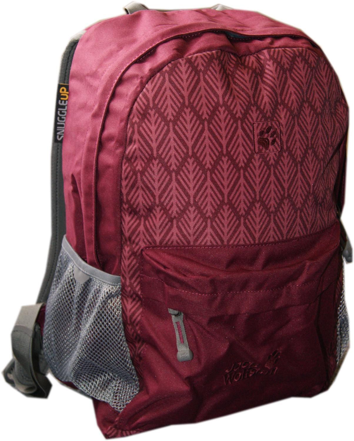 Jack Wolfskin Ohio XT Laptoprucksack (7943 garnet red geometric leaves)
