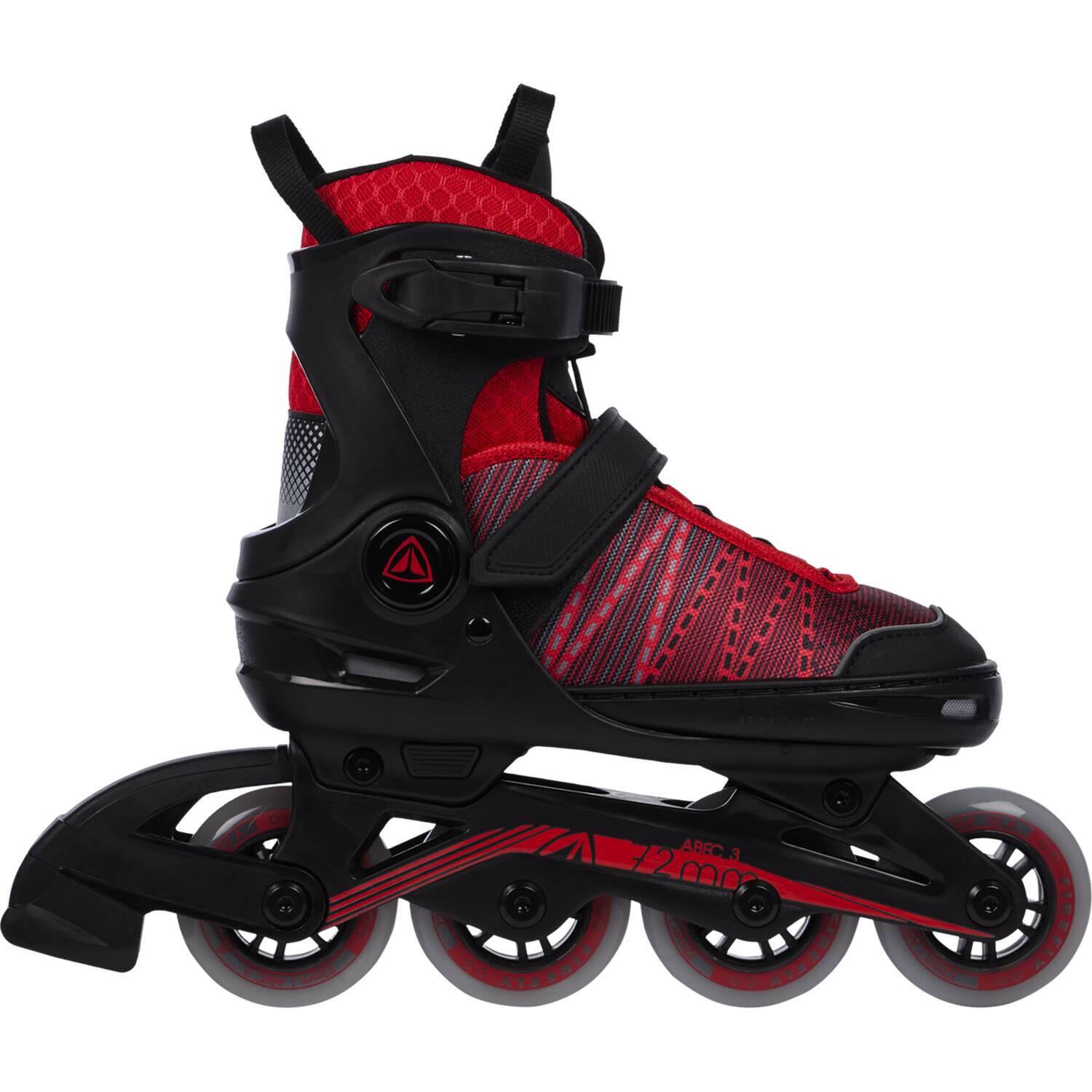 Firefly Kinder Inlineskate 610 Boy (33.0-36.0 (Rollen 72 mm), 901 schwarz/rot)