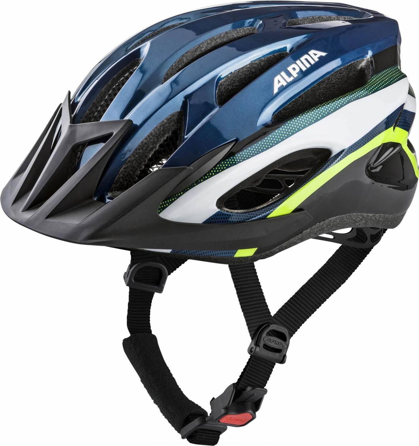 Alpina MTB 17 Fahrradhelm (54-58 cm, 81 darkblue/neon gloss)