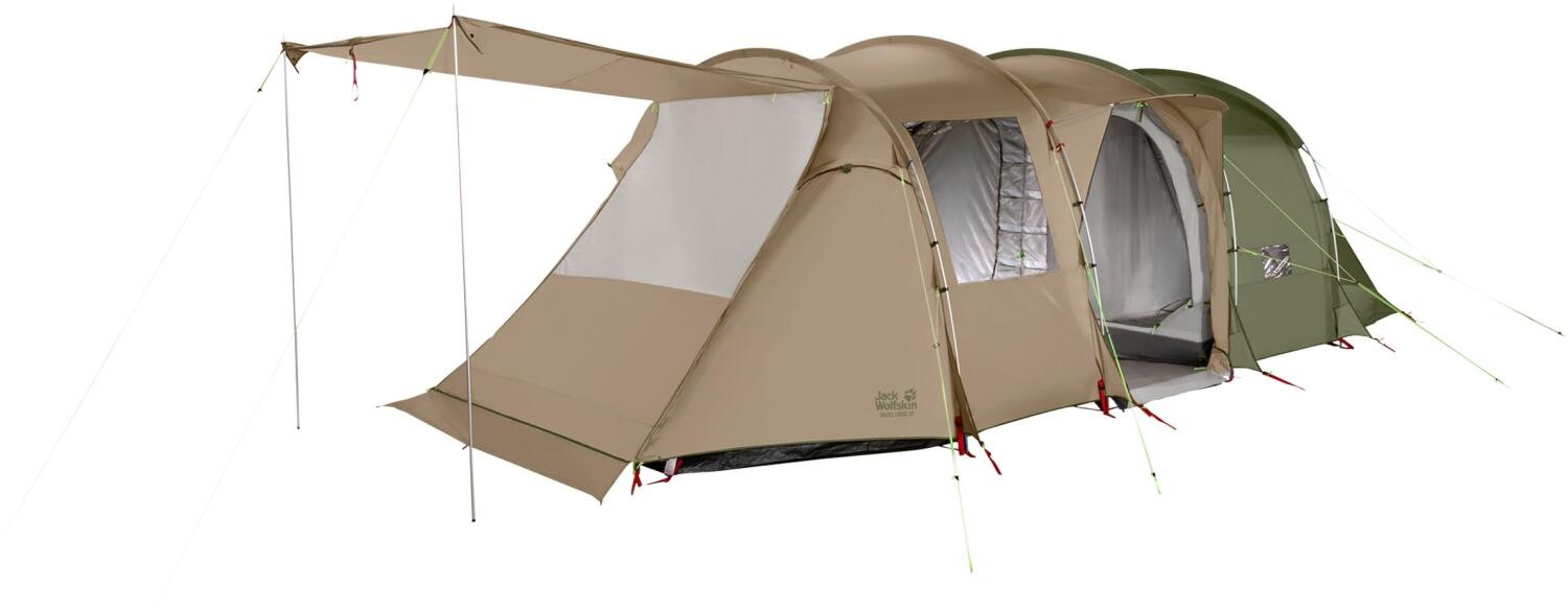 Jack Wolfskin Travel Lodge RT Tunnel Familienzelt (5605 sand dune)