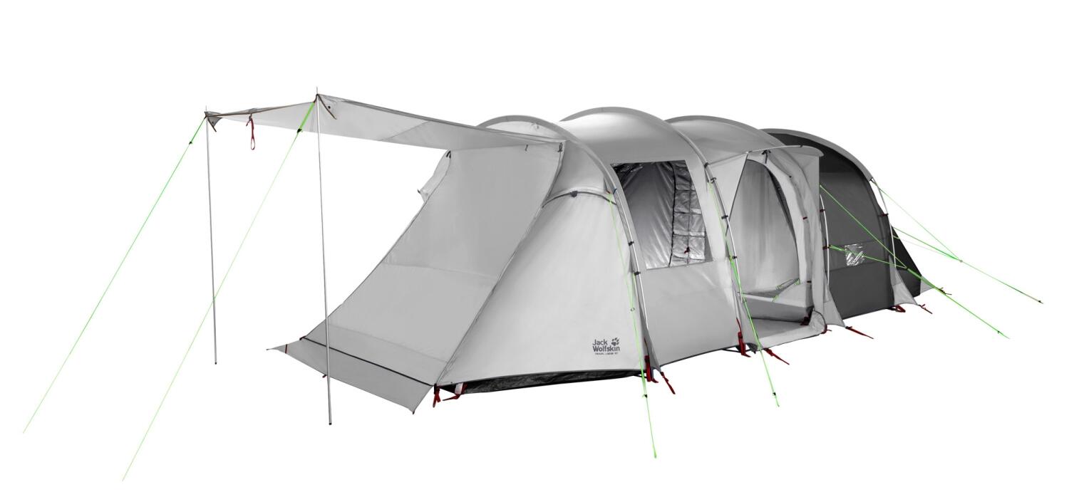 Jack Wolfskin Travel Lodge RT Tunnel Familienzelt (6046 slate grey)