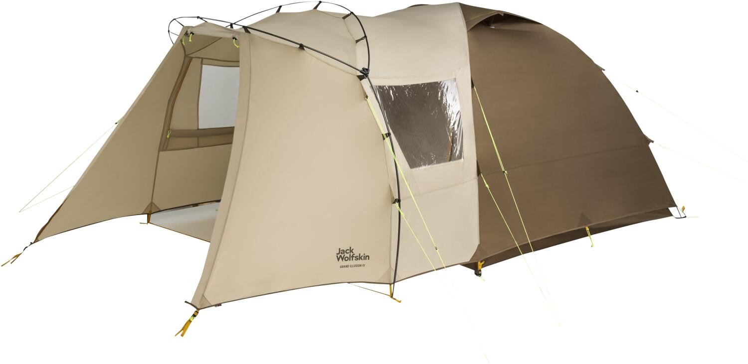 Jack Wolfskin Grand Illusion IV Kuppel Zelt (5154 white pepper)