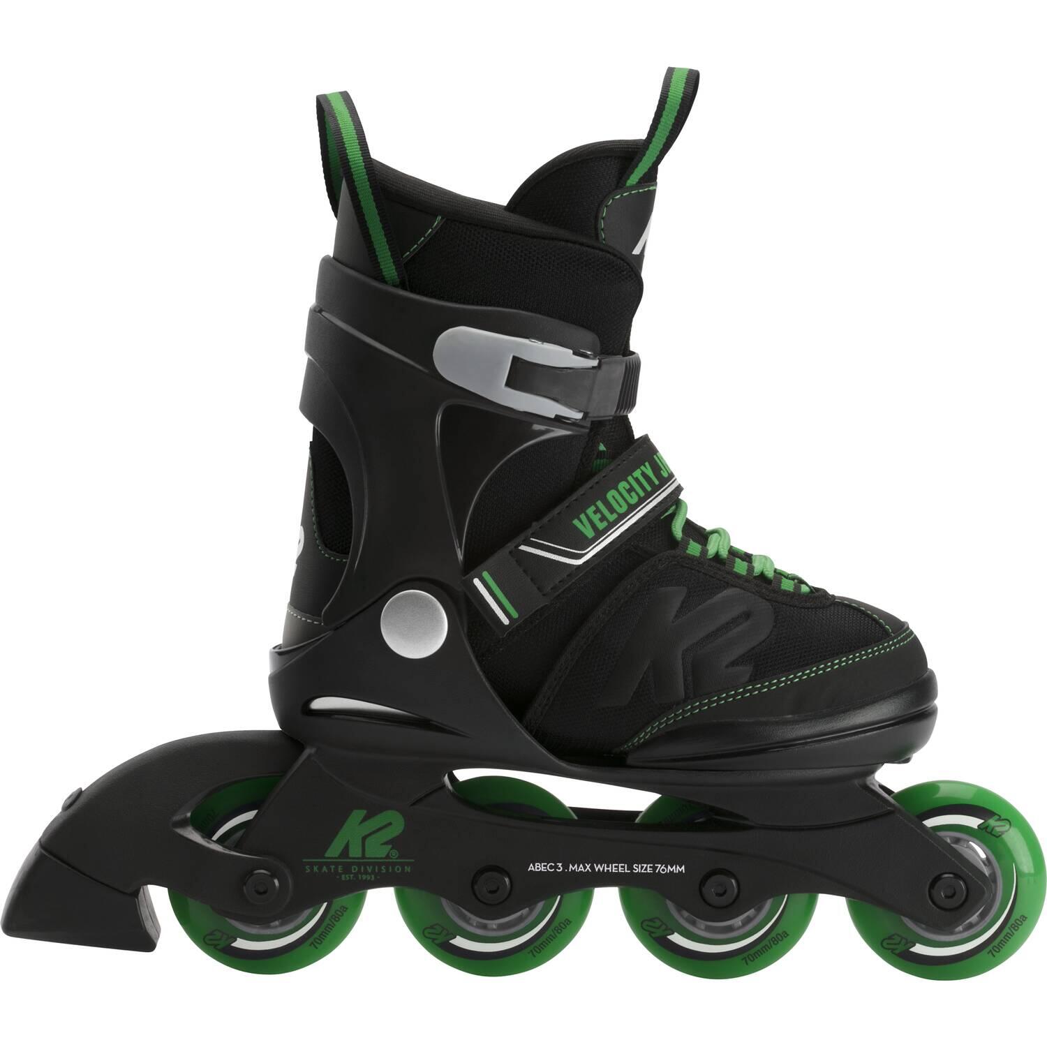 K2 Velocity Junior Boy Inliner (35.0-40.0, black/green)
