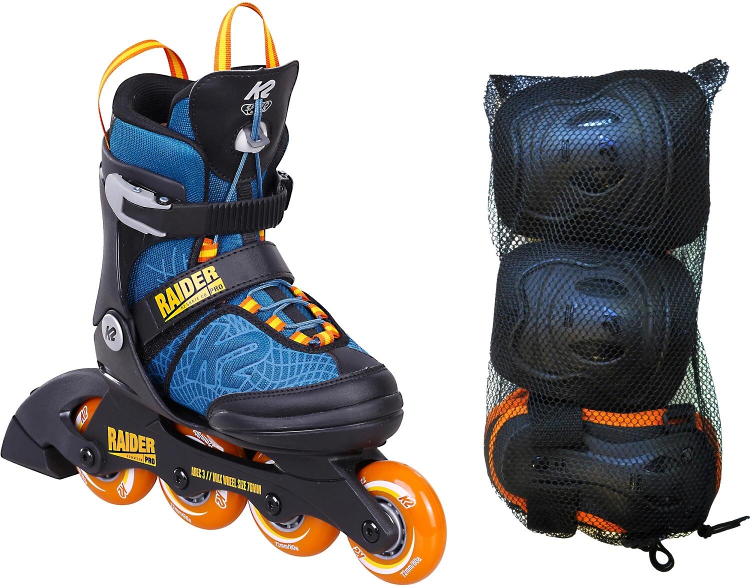 K2 Raider Pro Pack Inlineskateset Boy (32.0-37.0 (M), design)