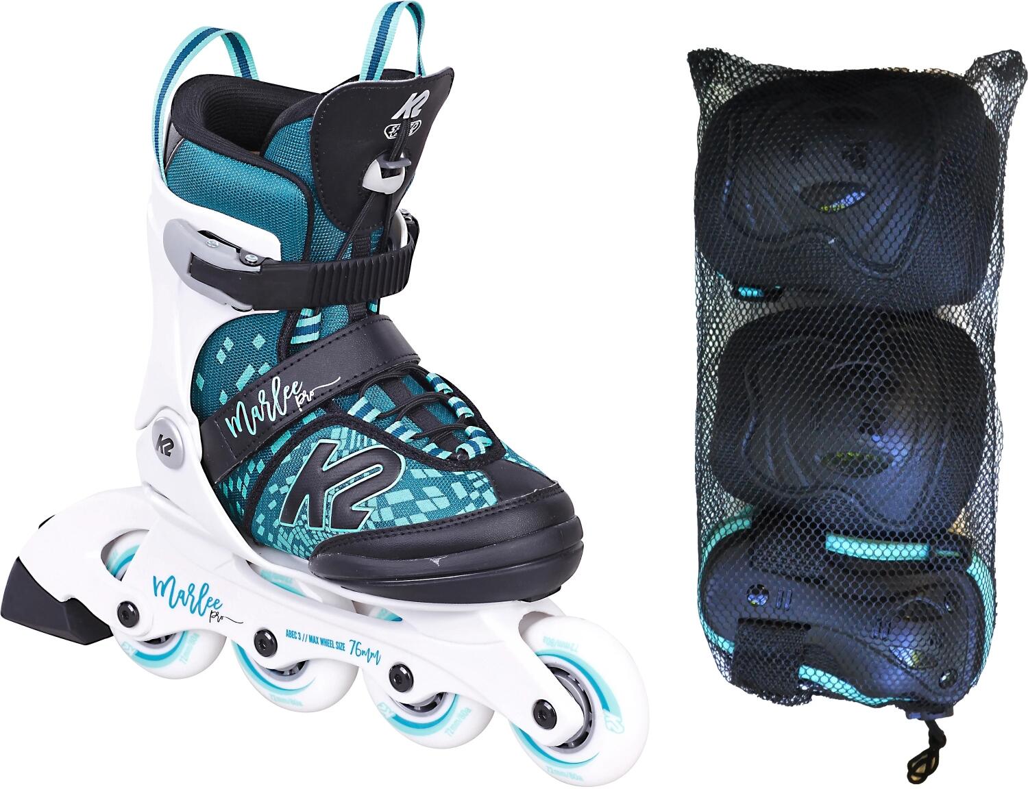 K2 Inlineskate Set Marlee Pro Pack Kids (32.0-37.0 (M), design)