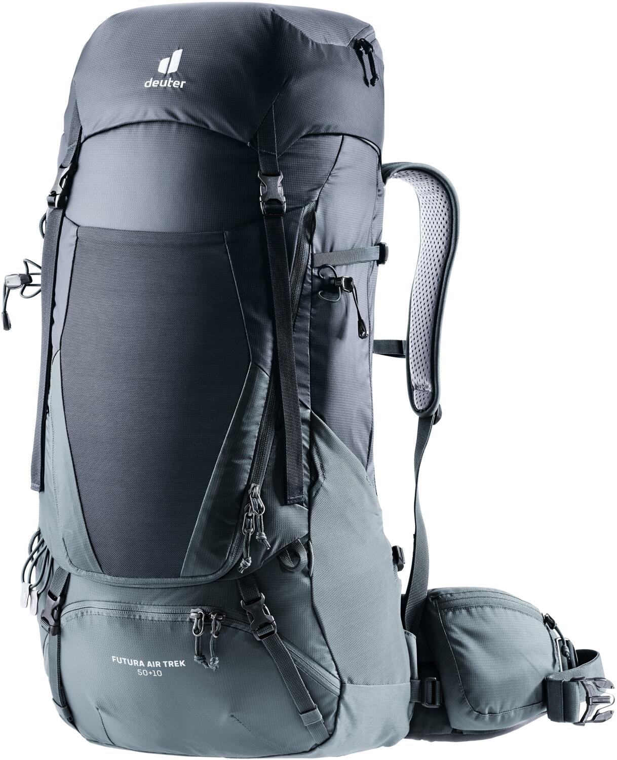 Deuter Futura Air Trek 50 + 10 Trekkingrucksack (7403 black/graphite)