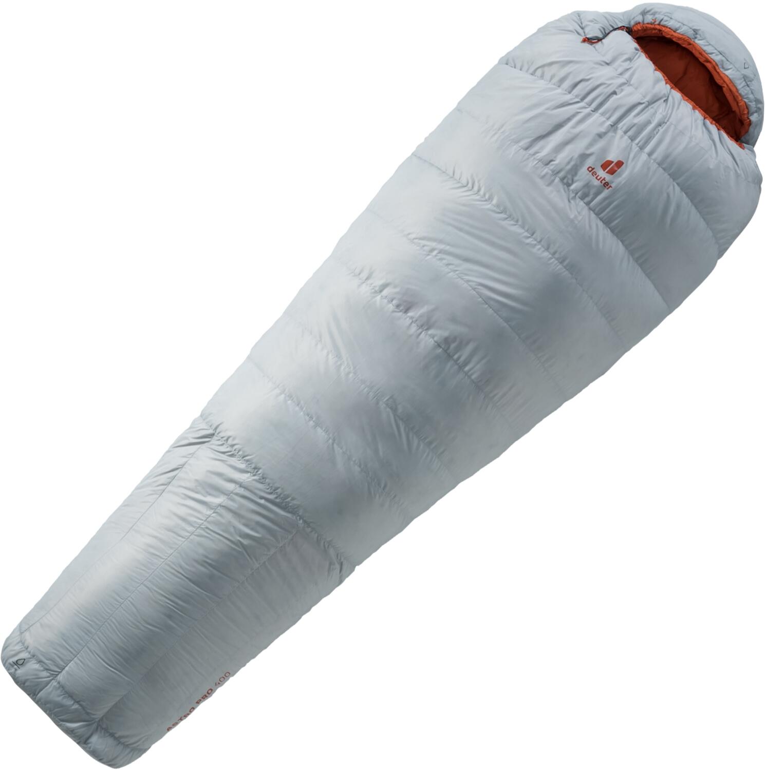 Deuter Astro Pro 400 EL Daunenschlafsack (4917 tin/paprika, RV links)