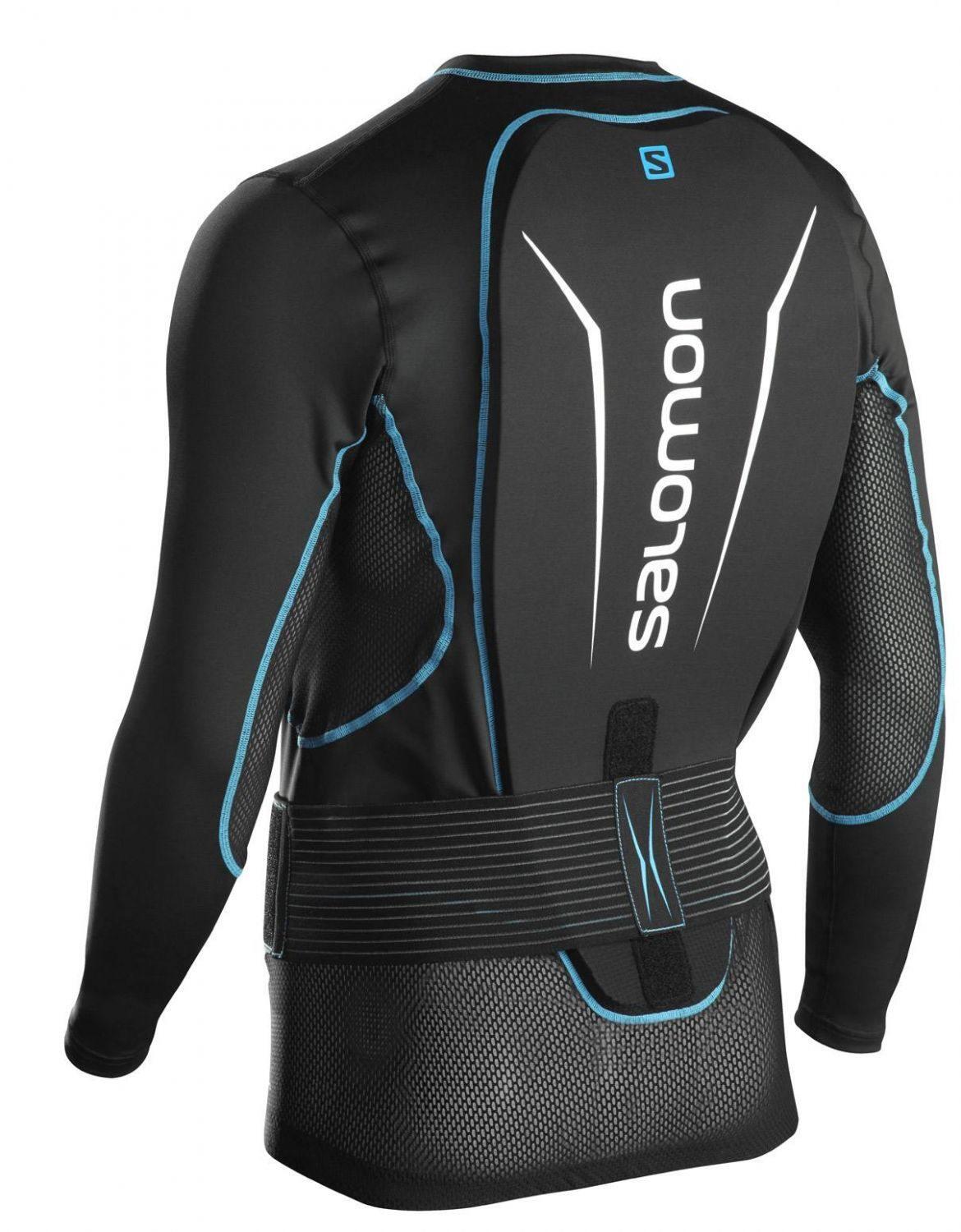 Salomon Secondskin Flexcell Men Rückenprotektor (XL (Körpergröße 183-188 cm), black/blue)